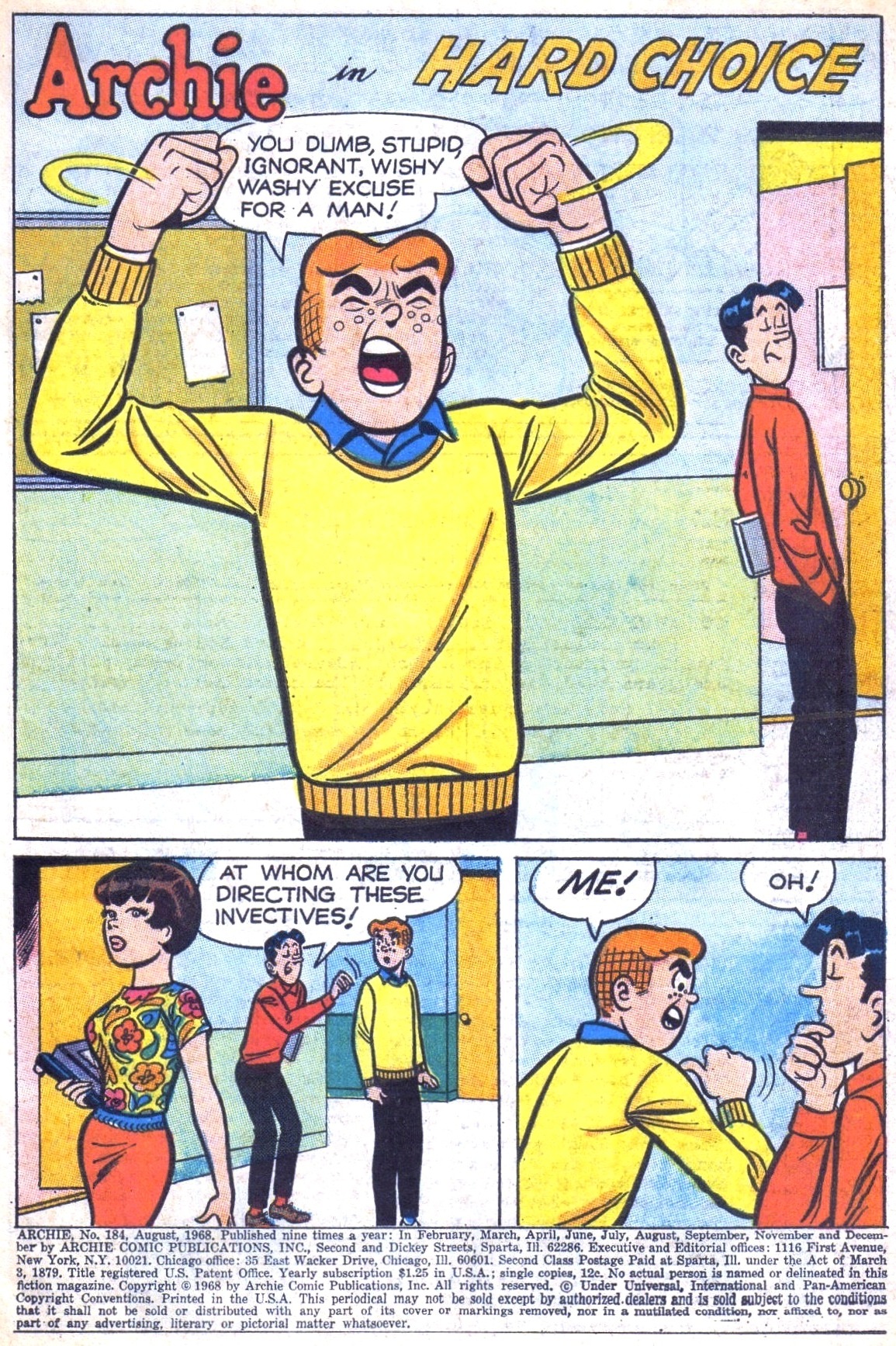 Read online Archie (1960) comic -  Issue #184 - 3
