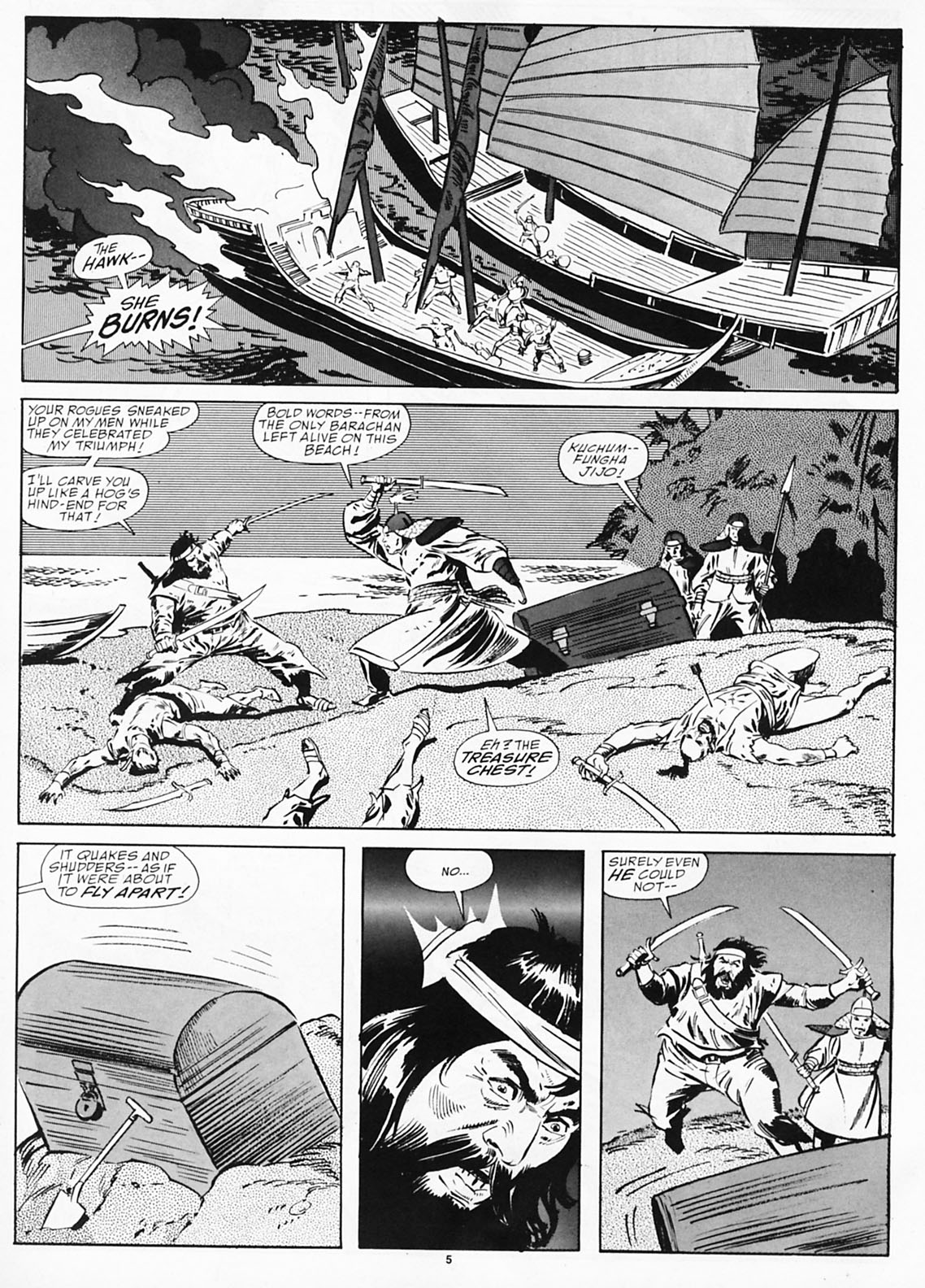Read online The Savage Sword Of Conan comic -  Issue #190 - 7