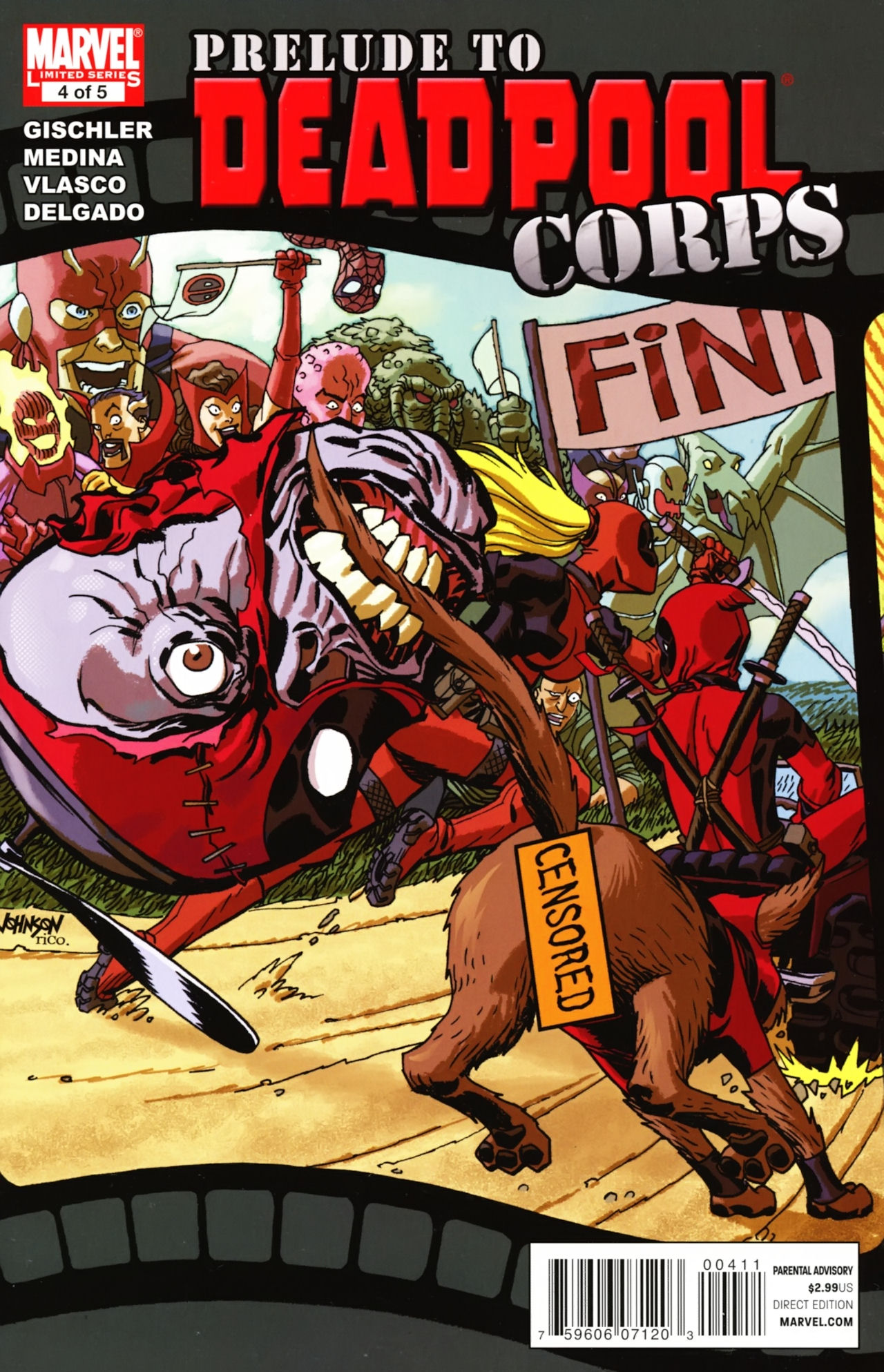 Read online Prelude to Deadpool Corps comic -  Issue #4 - 1