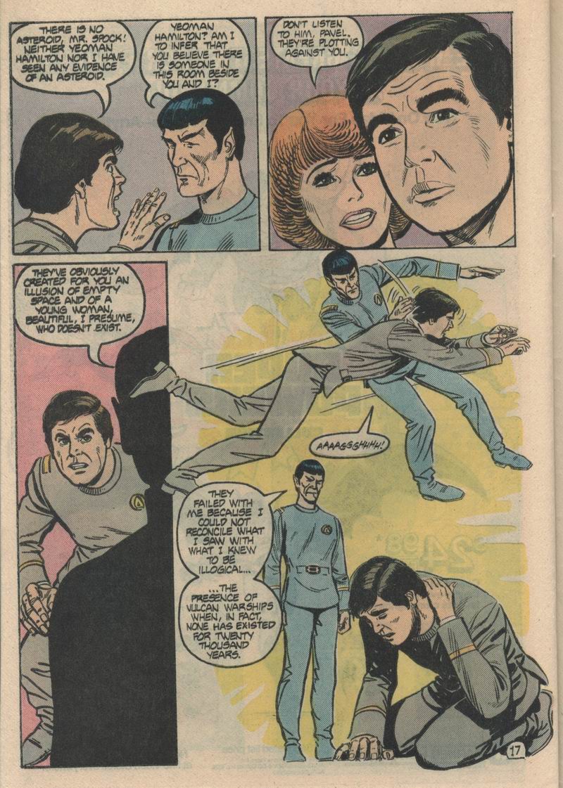 Read online Star Trek (1984) comic -  Issue #19 - 18