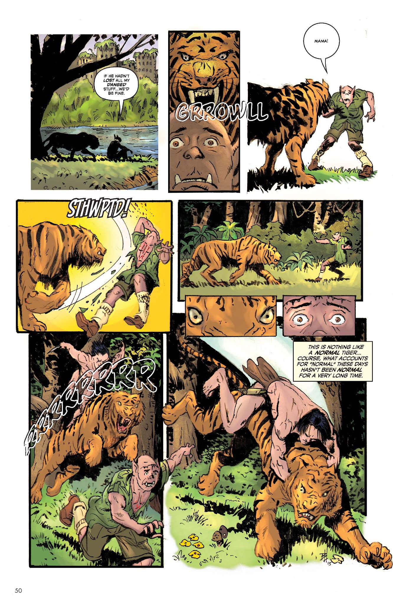 Read online The Once and Future Tarzan comic -  Issue # TPB - 51