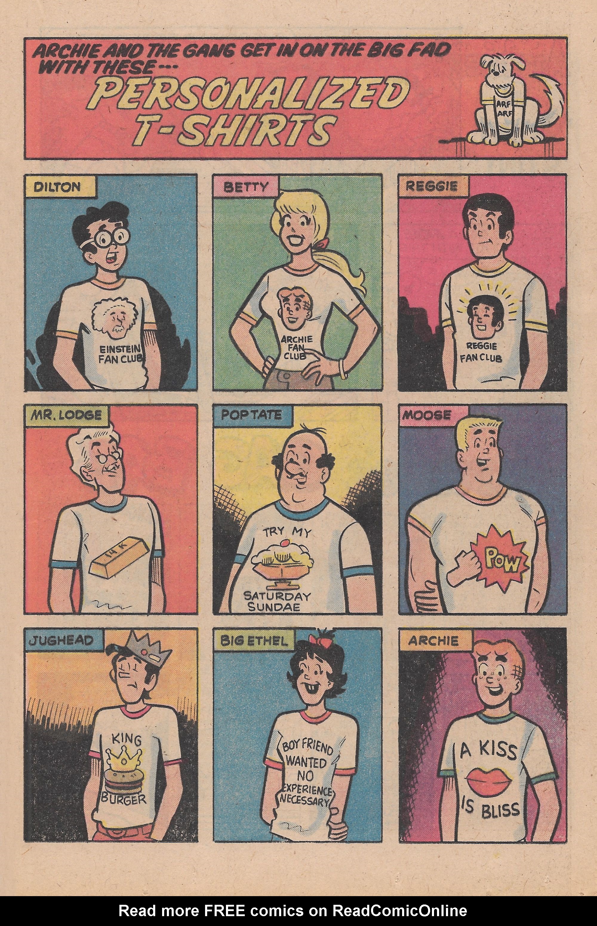Read online Archie's Joke Book Magazine comic -  Issue #258 - 17