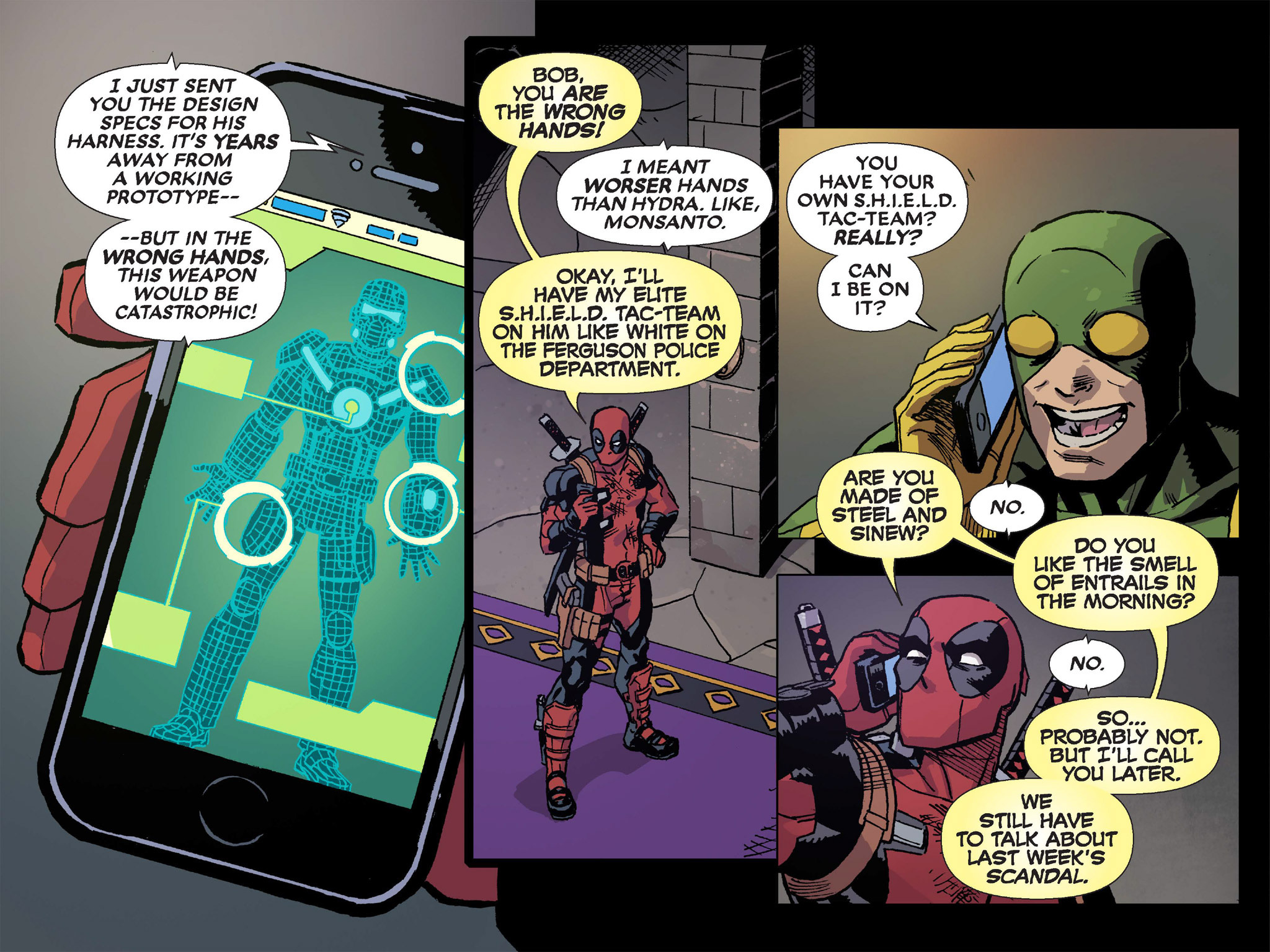 Read online Deadpool & Cable: Split Second Infinite Comic comic -  Issue #1 - 47