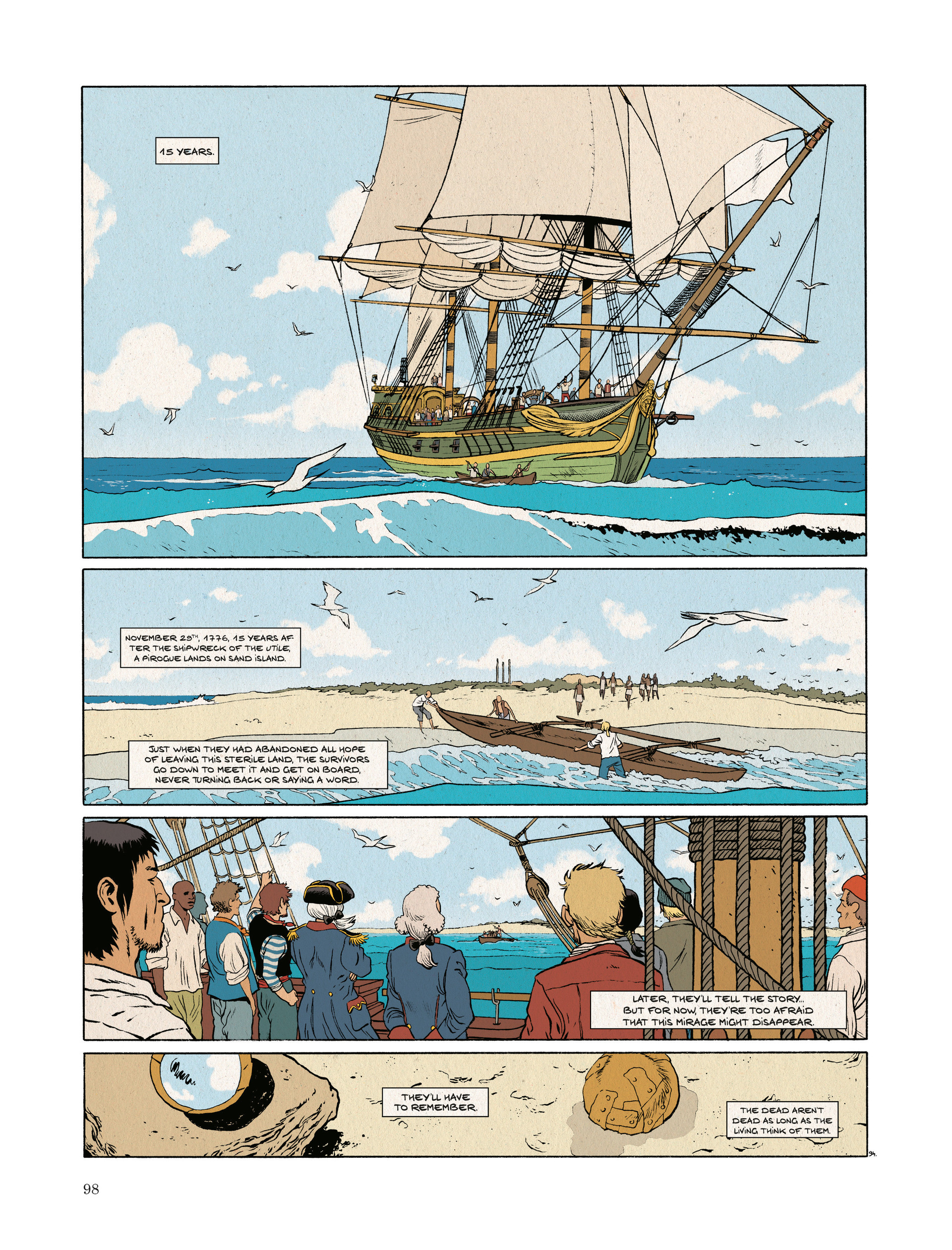Read online The Forgotten Slaves of Tromelin comic -  Issue # TPB - 100