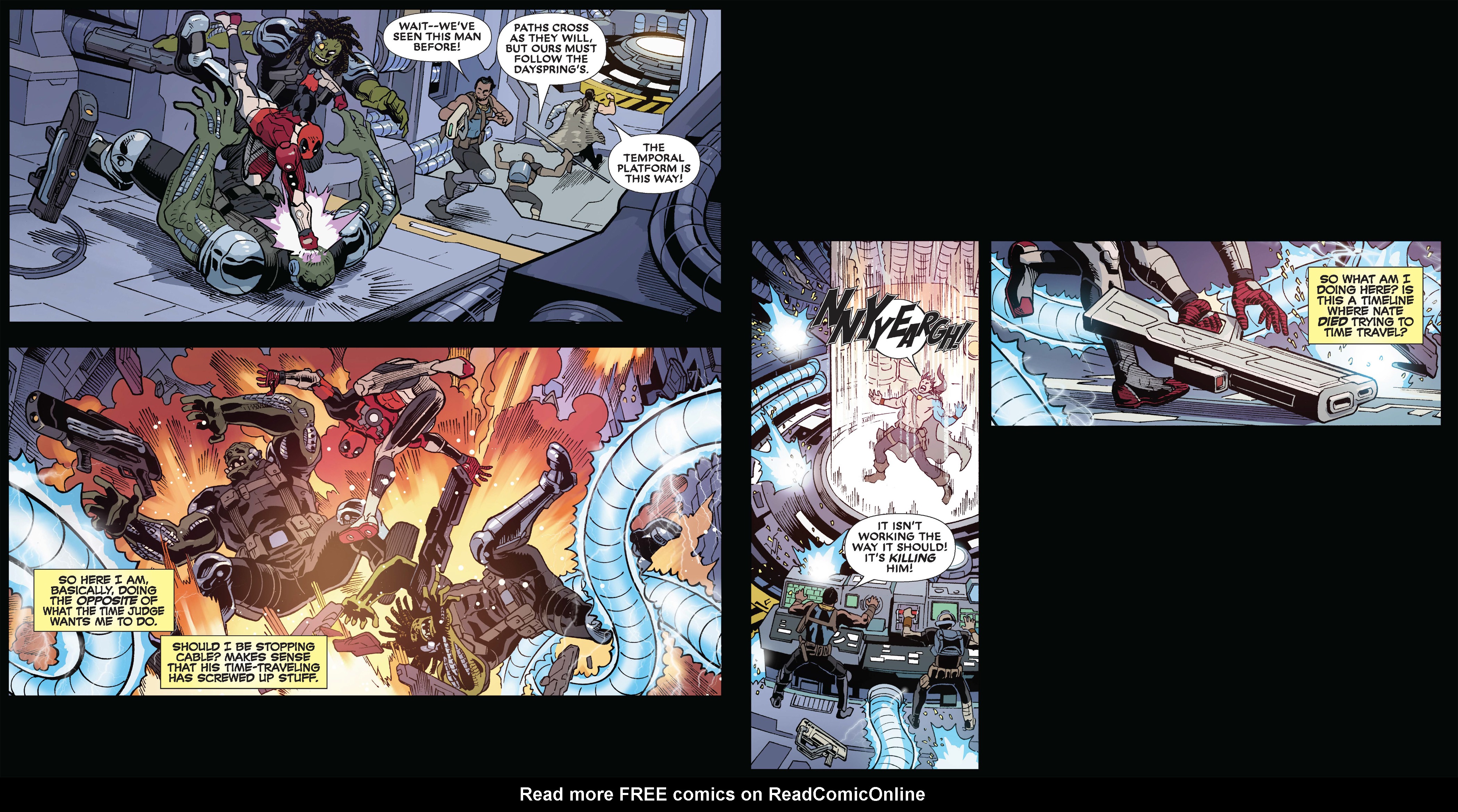 Read online Deadpool & Cable: Split Second Infinite Comic comic -  Issue #5 - 34