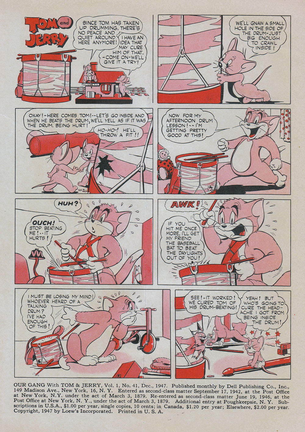 Read online Our Gang with Tom & Jerry comic -  Issue #41 - 2