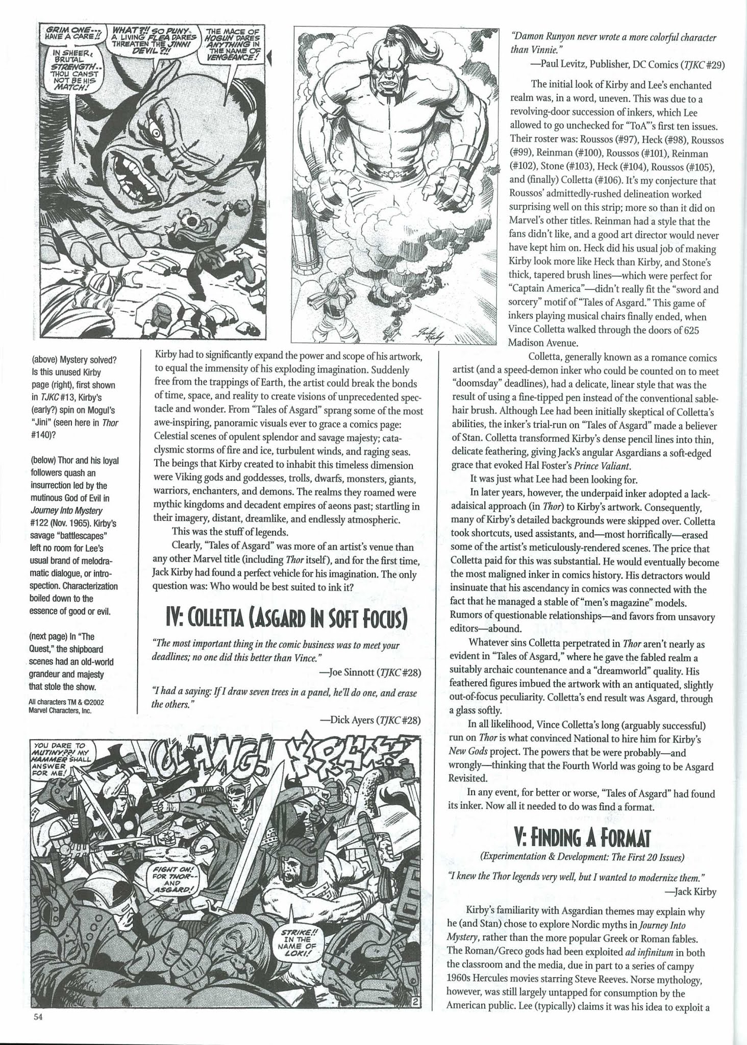 Read online The Jack Kirby Collector comic -  Issue #36 - 56