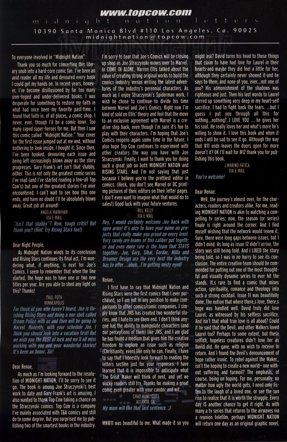 Read online Midnight Nation comic -  Issue #12 - 24