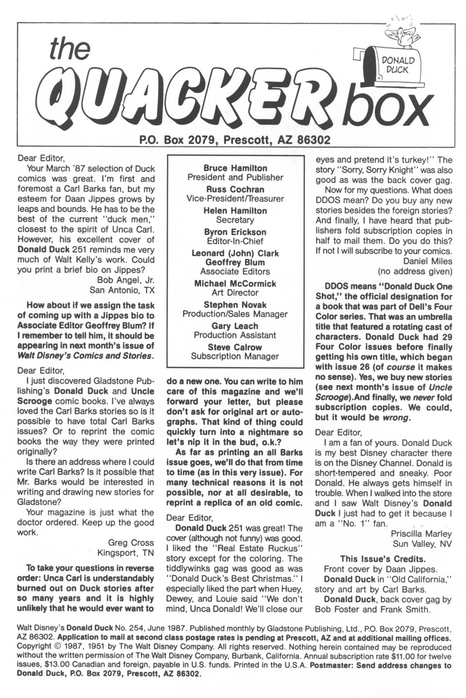 Read online Walt Disney's Donald Duck (1986) comic -  Issue #254 - 2