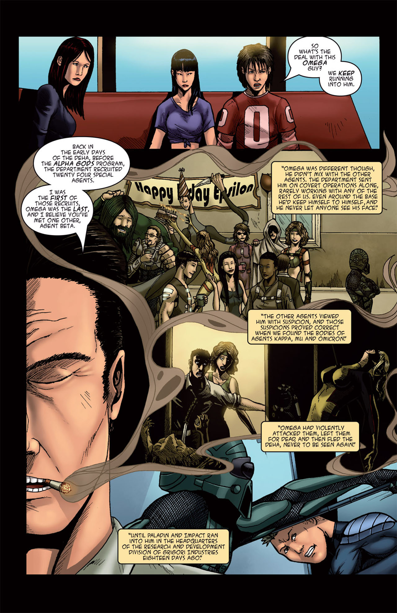 Read online Alpha Gods comic -  Issue #3 - 10