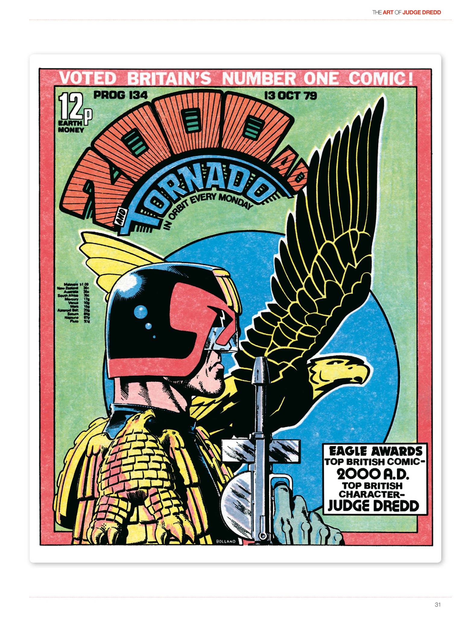Read online The Art of Judge Dredd: Featuring 35 Years of Zarjaz Covers comic -  Issue # TPB (Part 1) - 32