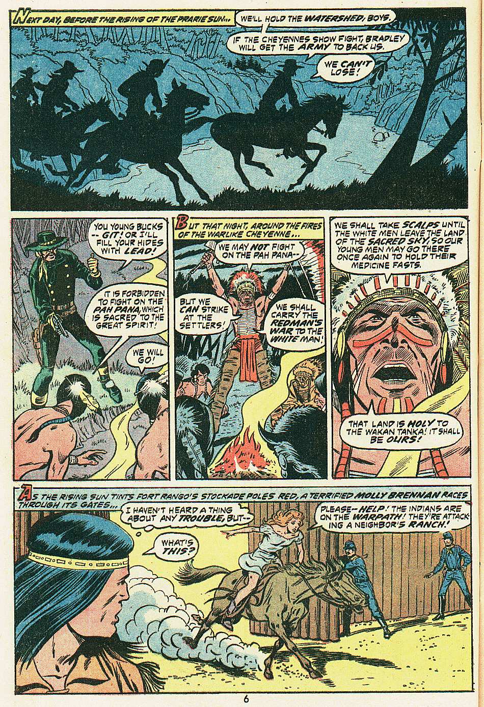Read online Red Wolf (1972) comic -  Issue #5 - 6
