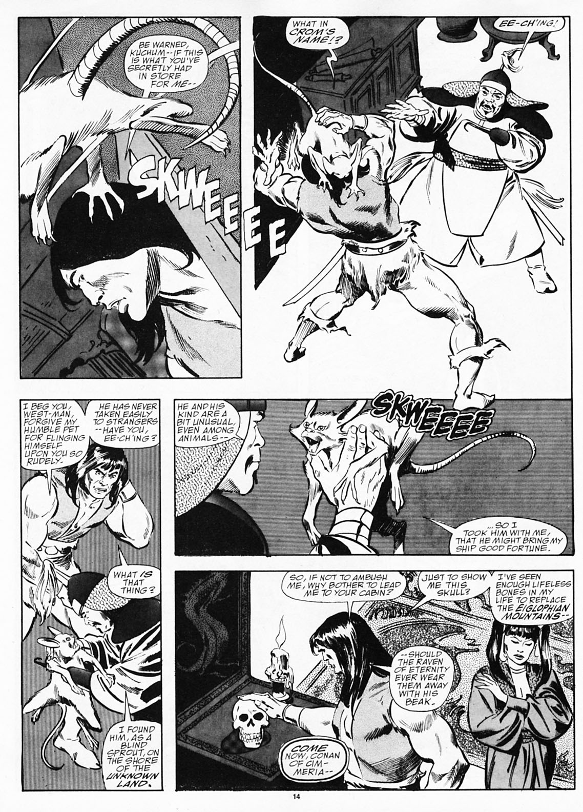 Read online The Savage Sword Of Conan comic -  Issue #190 - 16