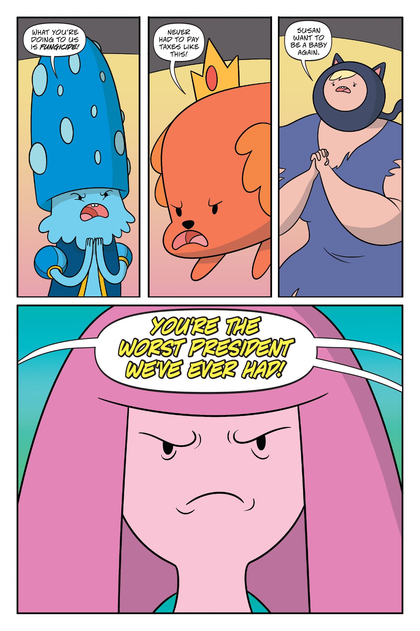 Read online Adventure Time: President Bubblegum comic -  Issue # TPB - 90