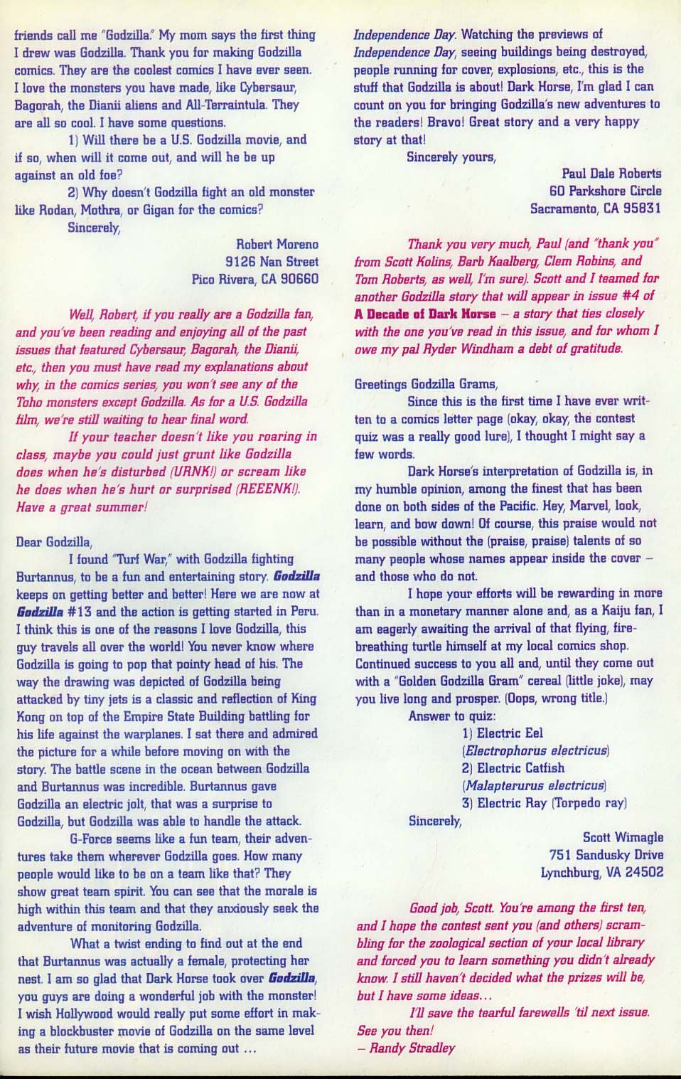 Read online Godzilla (1995) comic -  Issue #15 - 32