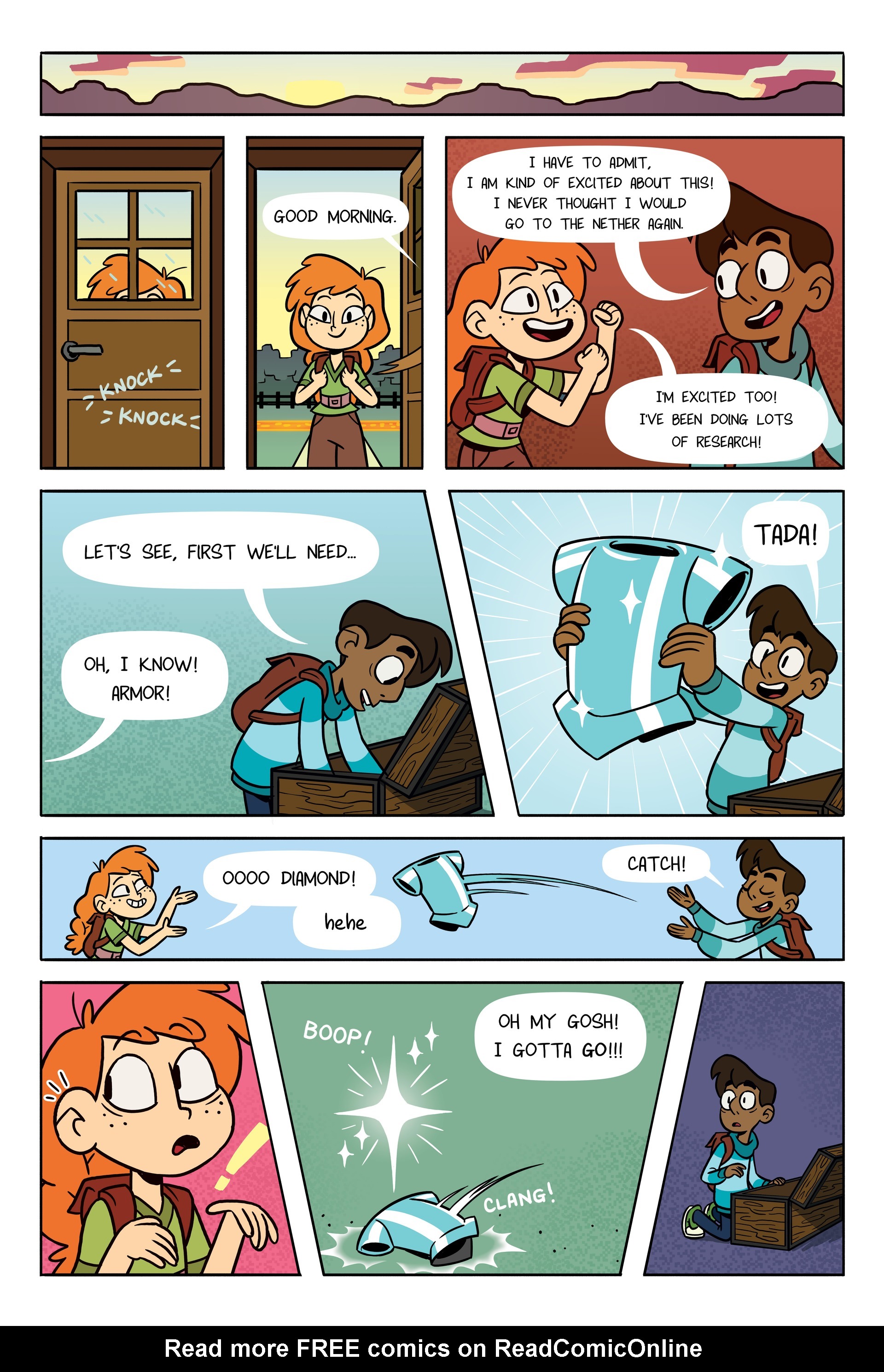 Read online Minecraft: Open World – Into the Nether comic -  Issue # TPB - 21