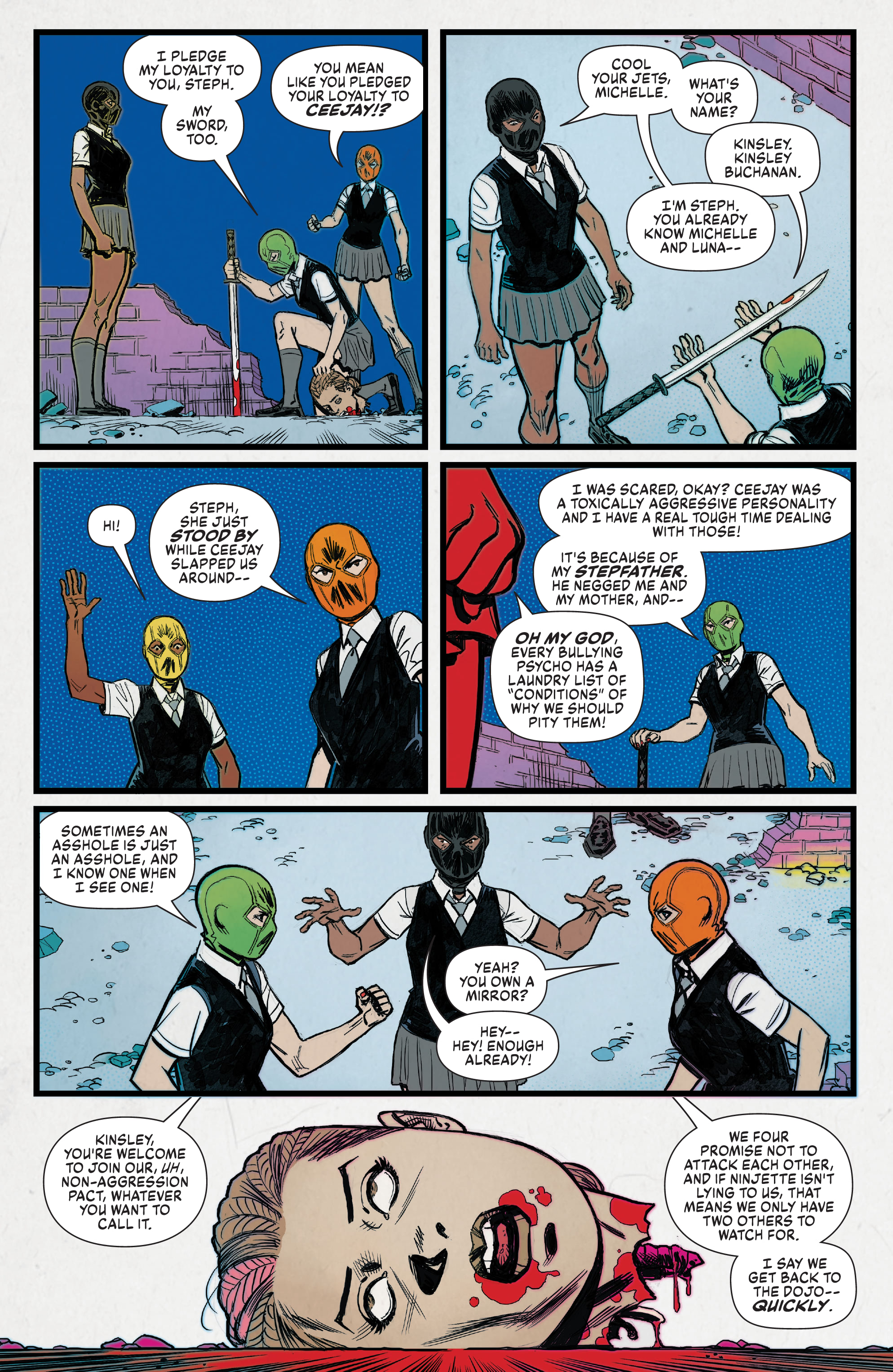 Read online The Ninjettes (2022) comic -  Issue #4 - 10