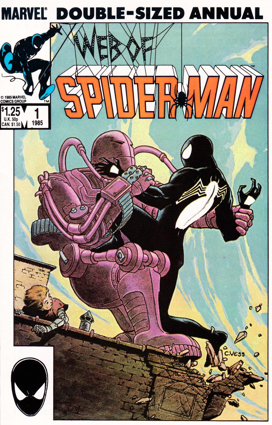 Read online Web of Spider-Man (1985) comic -  Issue # _Annual 1 - 1
