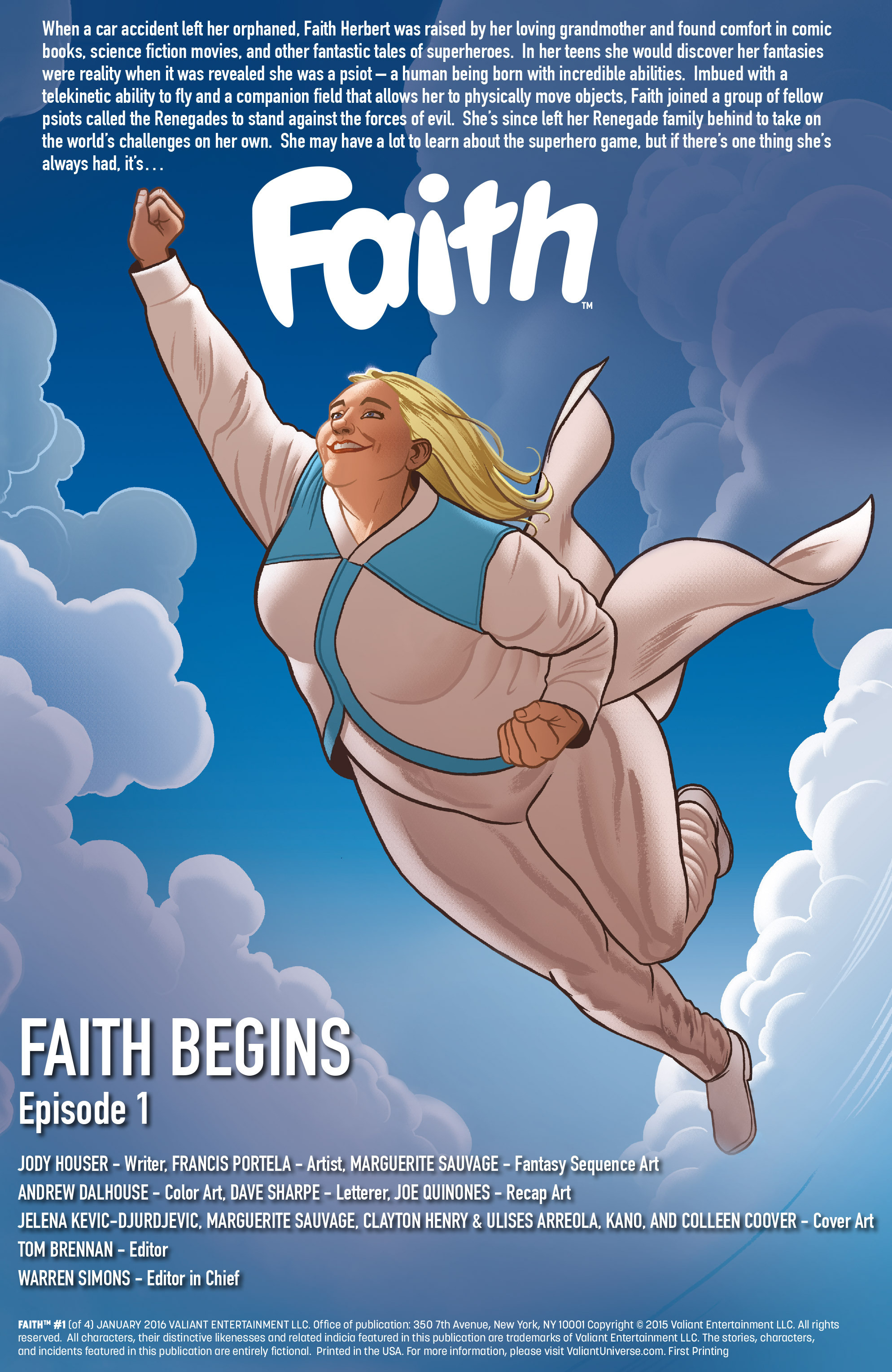 Read online Faith (2016) comic -  Issue #1 - 2