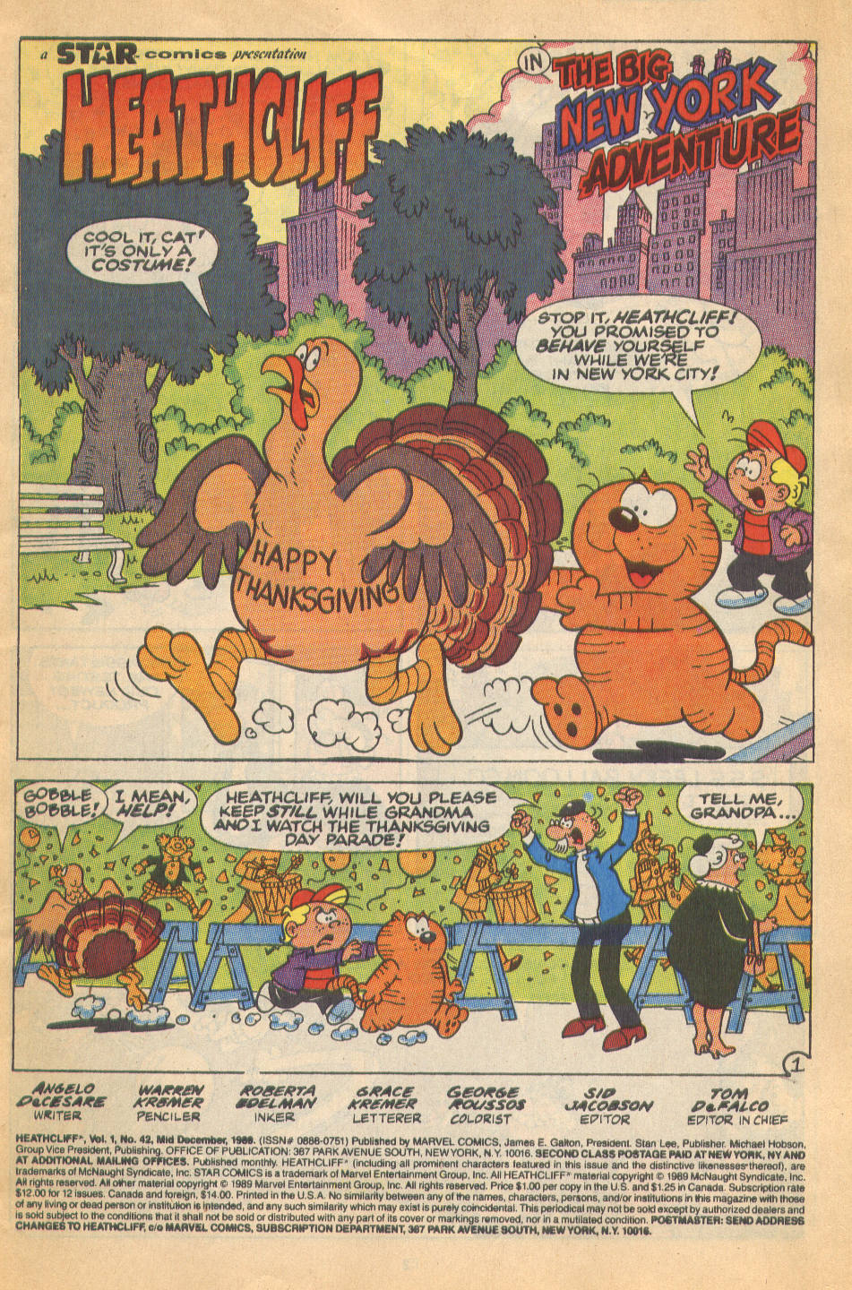 Read online Heathcliff comic -  Issue #42 - 3