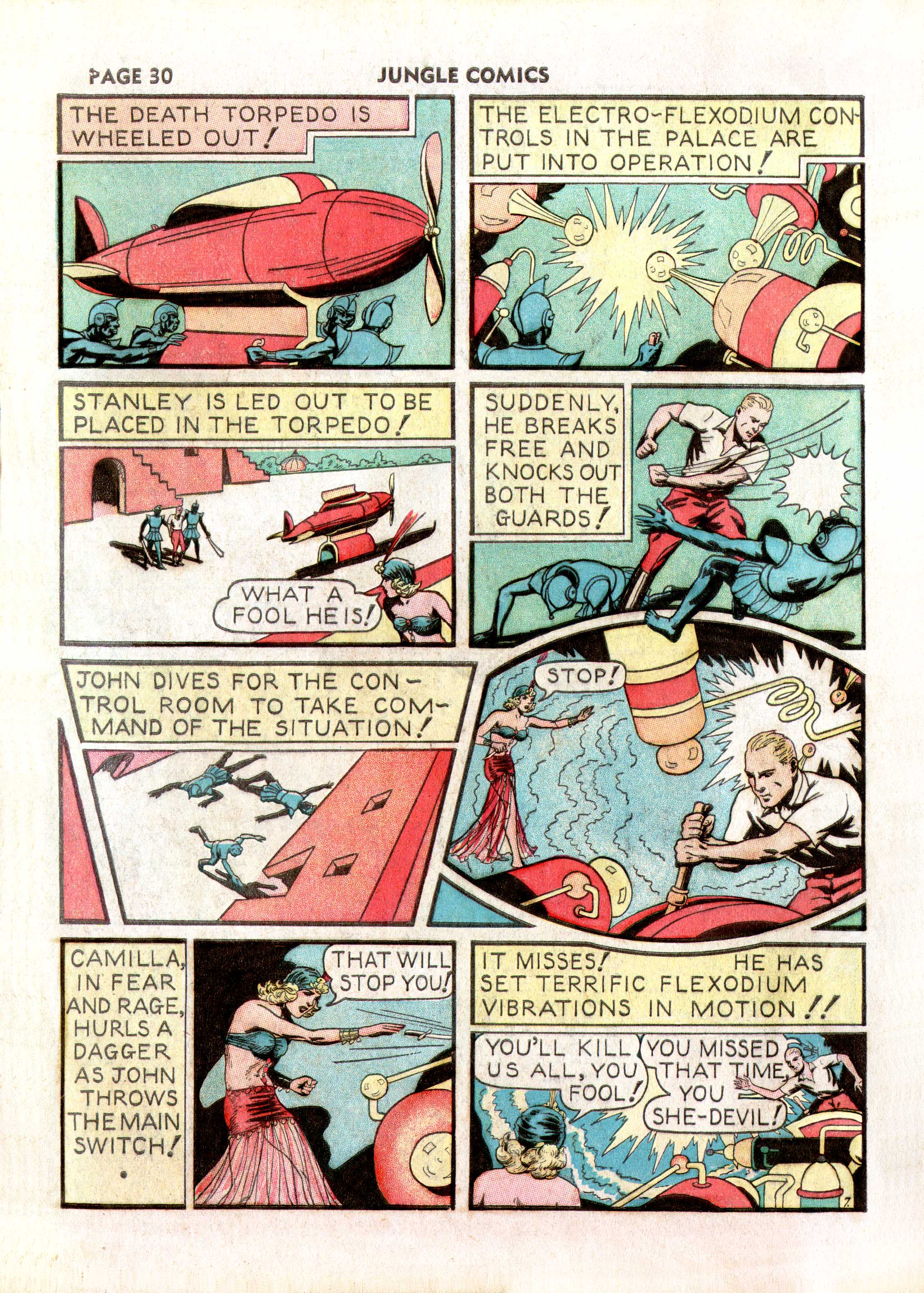 Read online Jungle Comics comic -  Issue #2 - 32