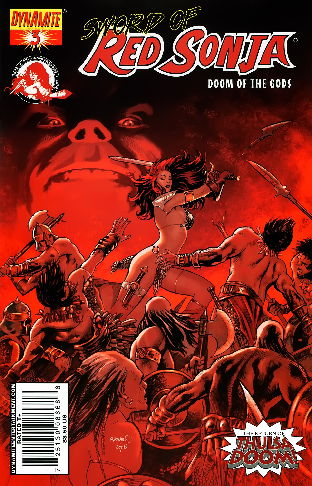 Read online Sword of Red Sonja: Doom of the Gods comic -  Issue #3 - 1