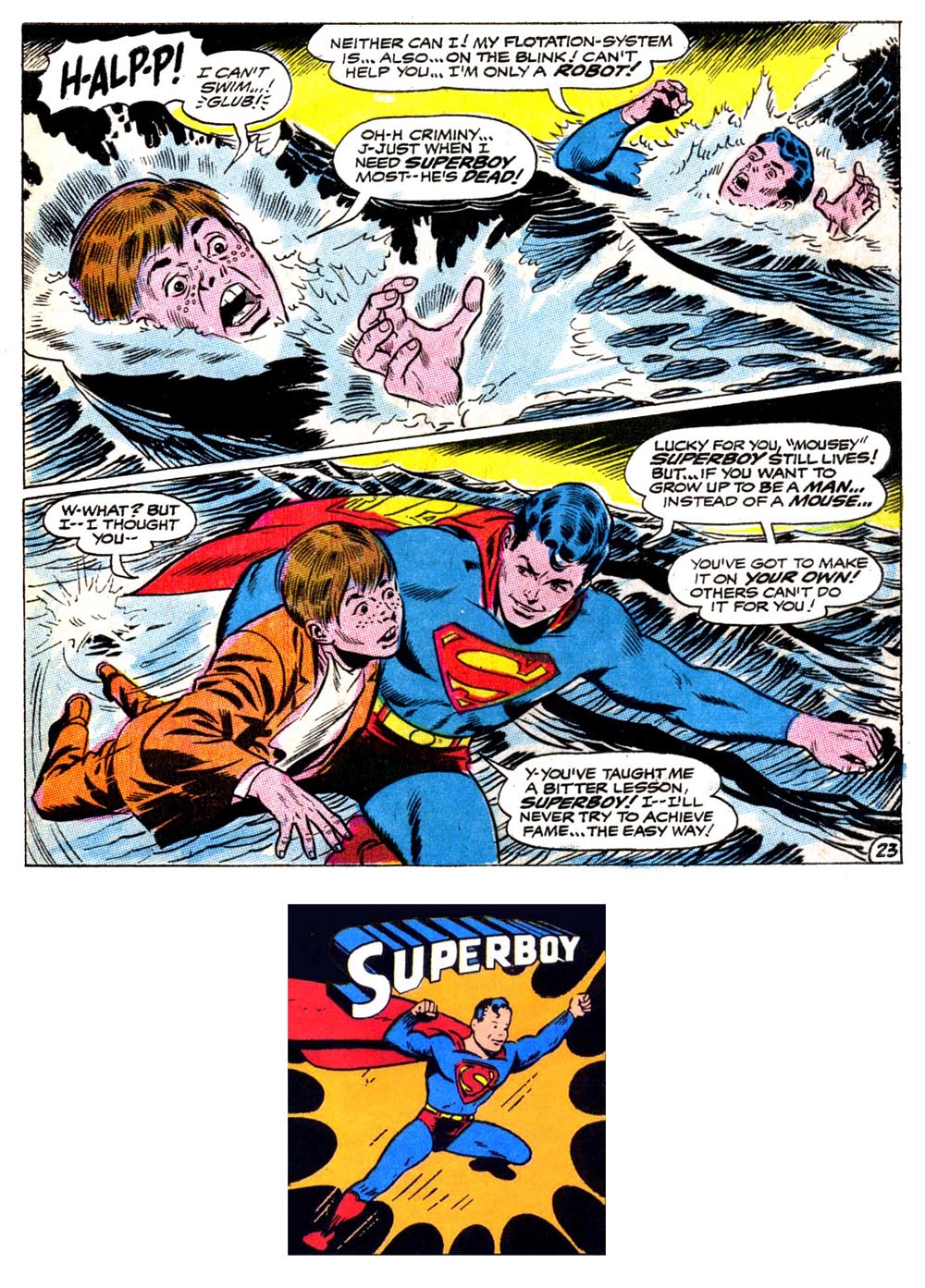 Read online Superboy (1949) comic -  Issue #155 - 24