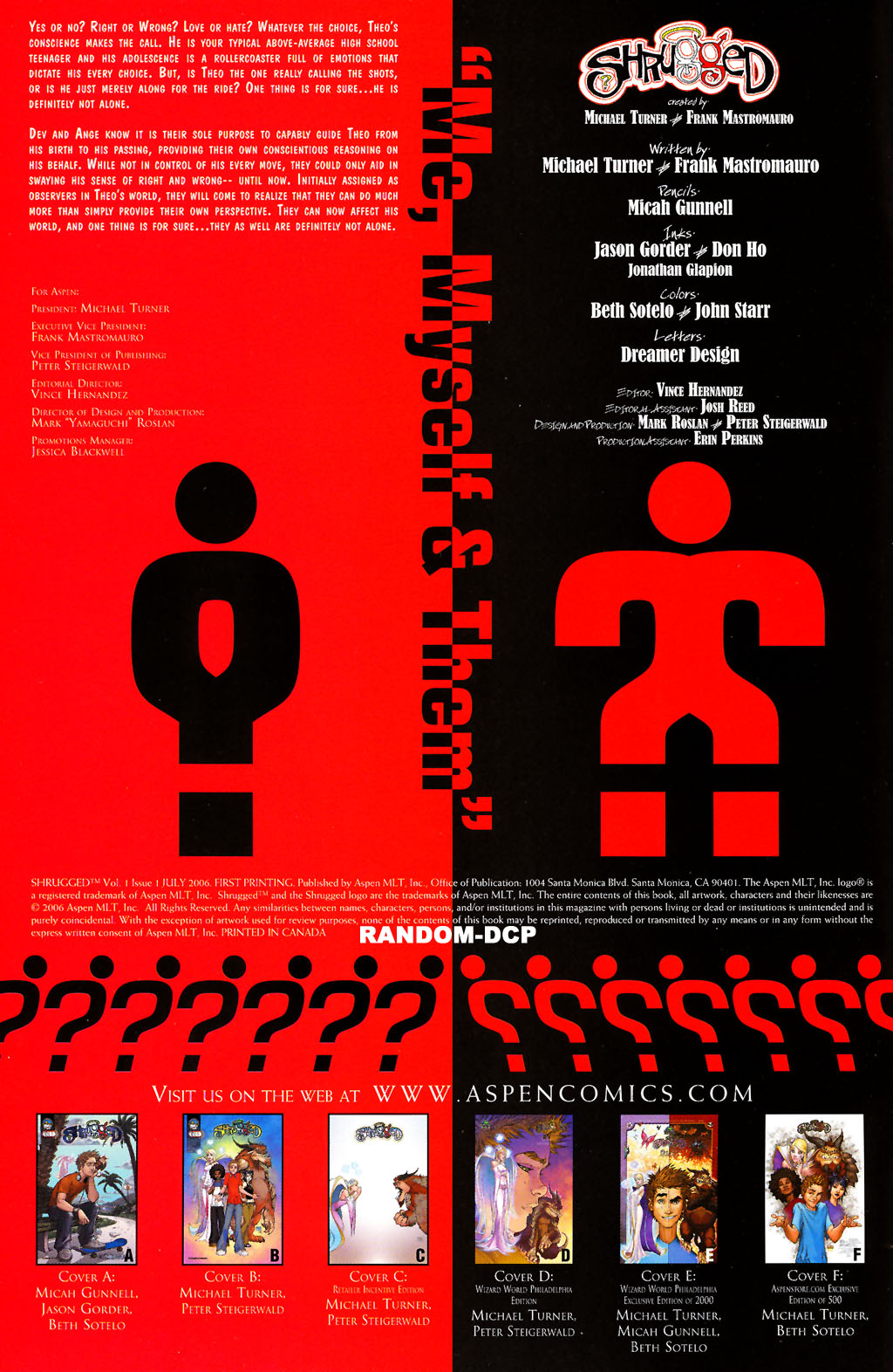 Read online Shrugged (2006) comic -  Issue #1 - 2