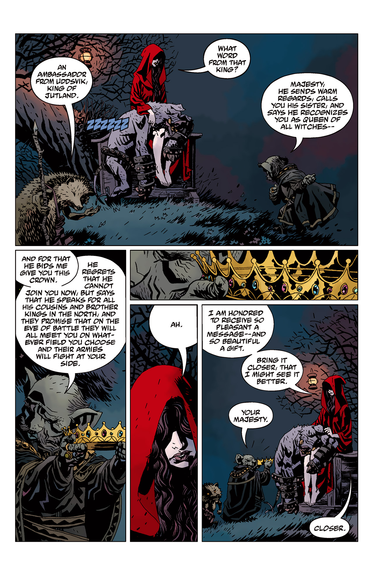 Read online Hellboy: The Wild Hunt comic -  Issue #5 - 18
