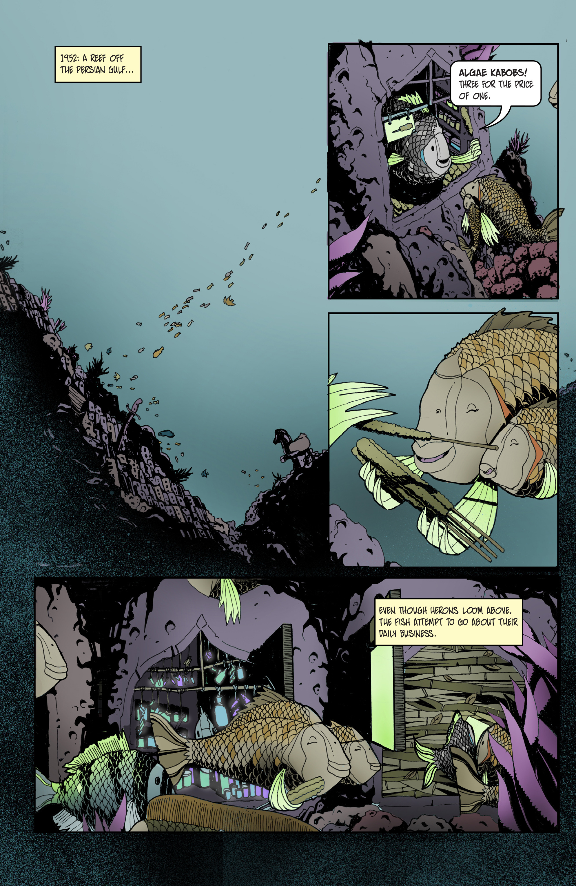 Read online The Little Red Fish comic -  Issue #1 - 5