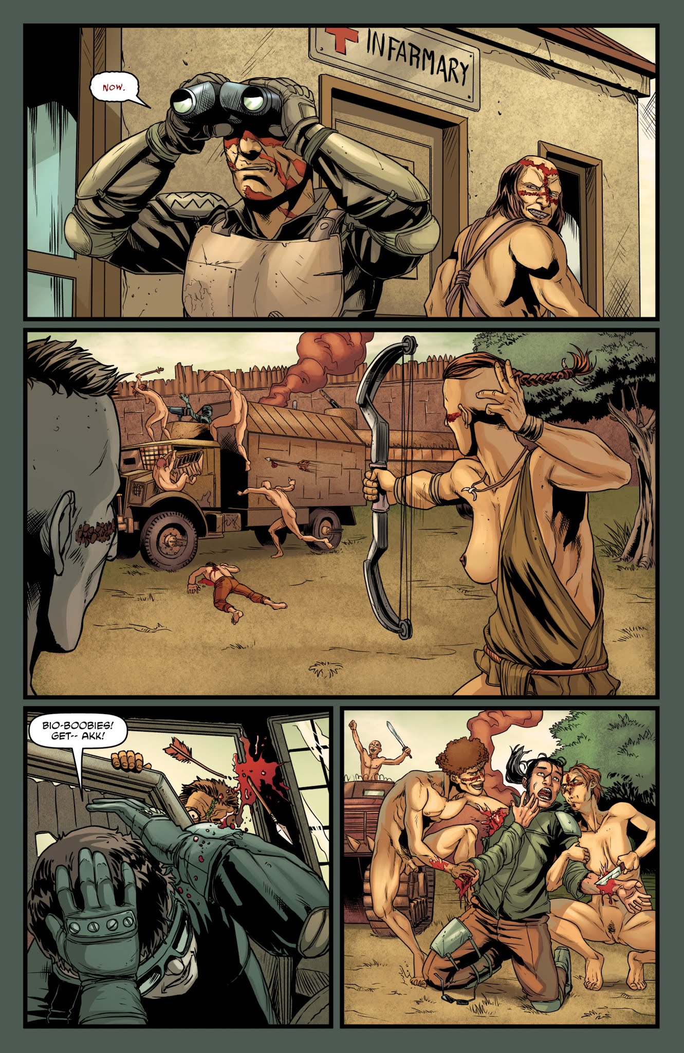 Read online Crossed Plus One Hundred: Mimic comic -  Issue #6 - 12