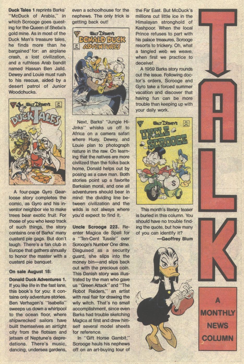 Read online Walt Disney's Comics and Stories comic -  Issue #524 - 27