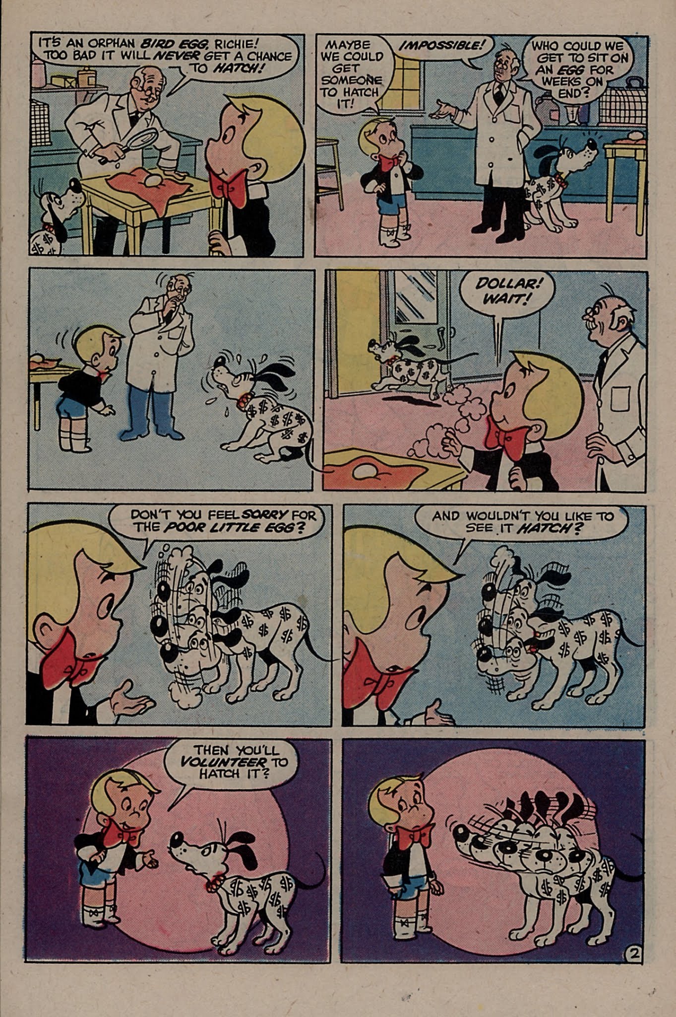 Read online Richie Rich & Dollar the Dog comic -  Issue #7 - 38