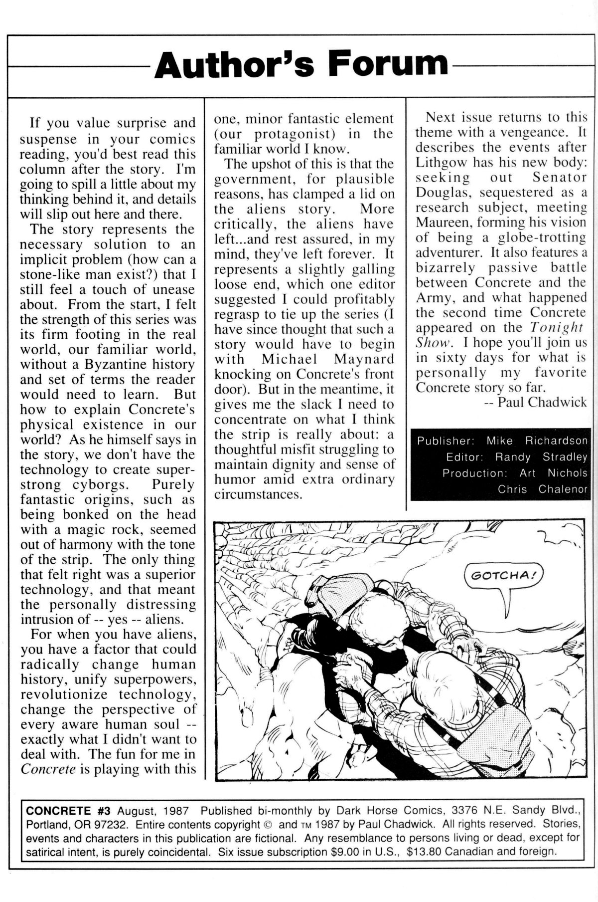Read online Concrete comic -  Issue #3 - 2