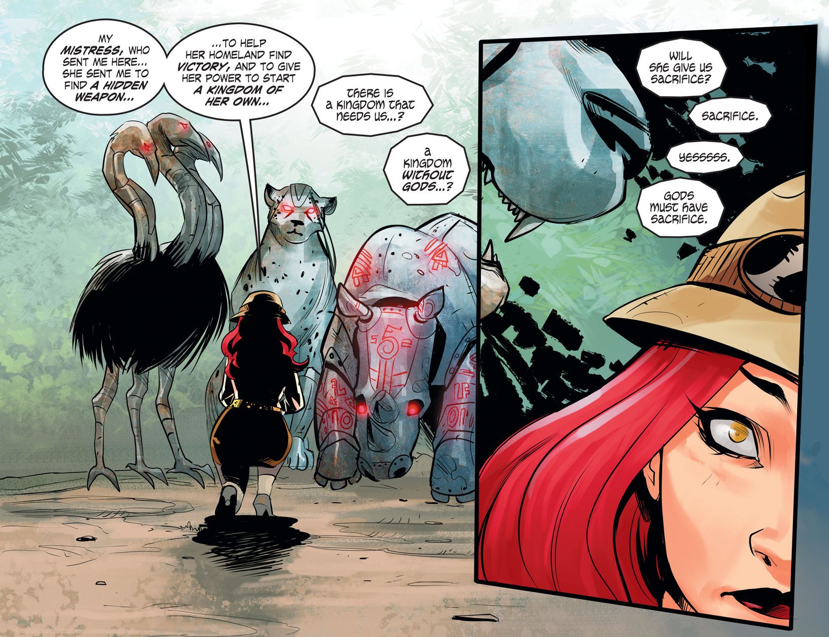 Read online DC Comics: Bombshells comic -  Issue #61 - 19
