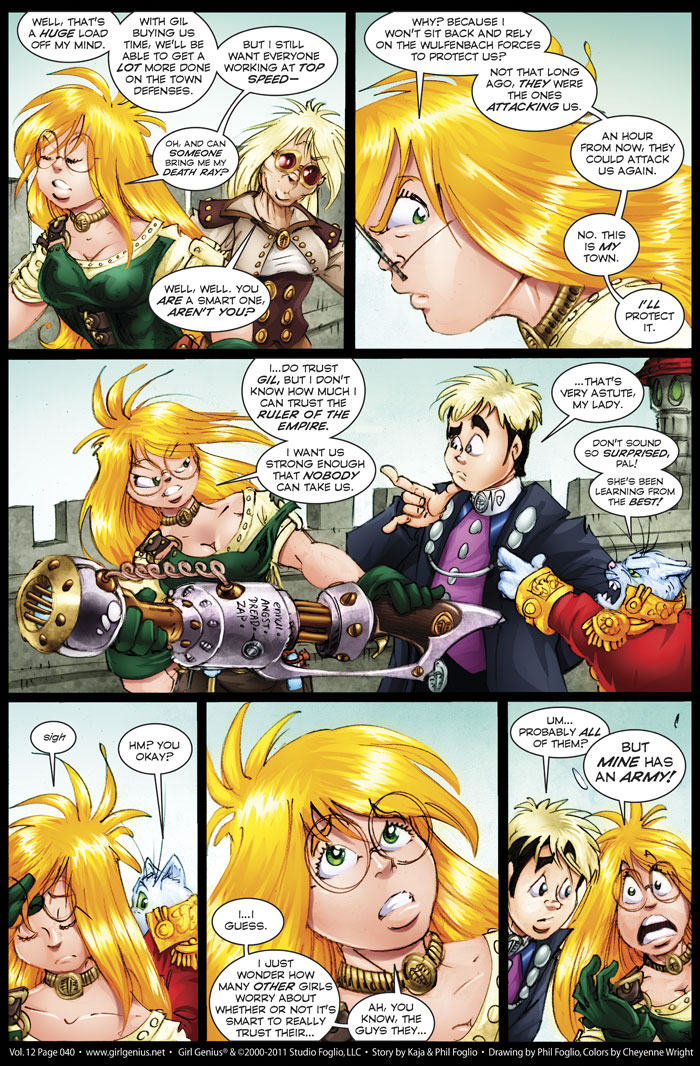 Read online Girl Genius (2002) comic -  Issue #12 - 40