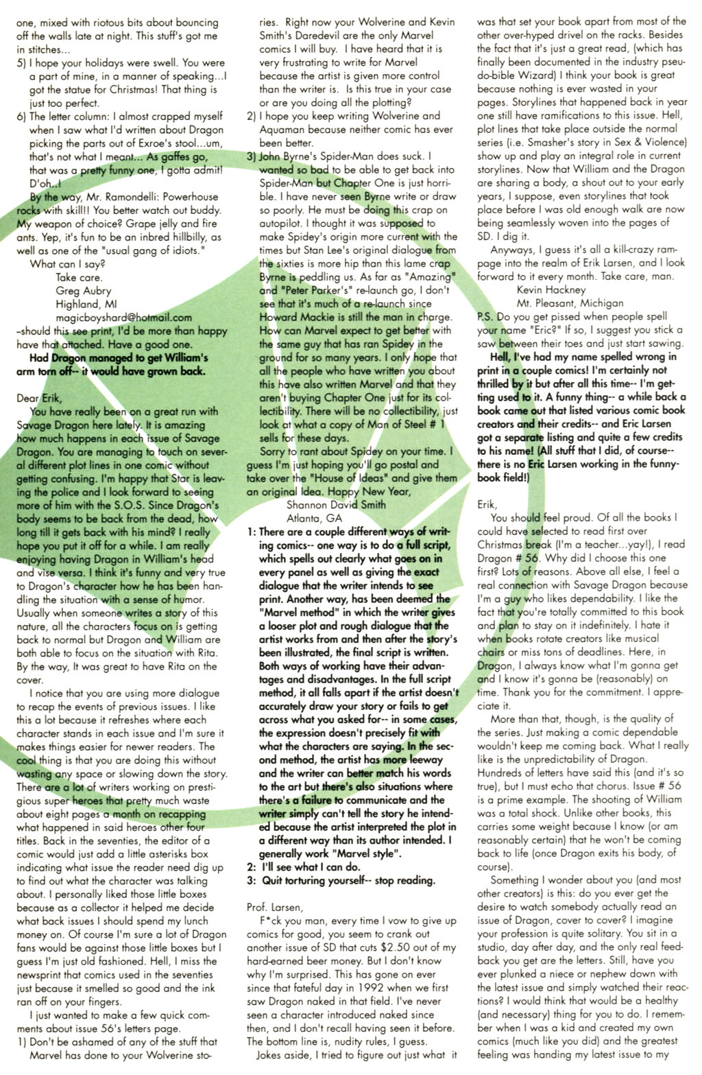 Read online The Savage Dragon (1993) comic -  Issue #58 - 24