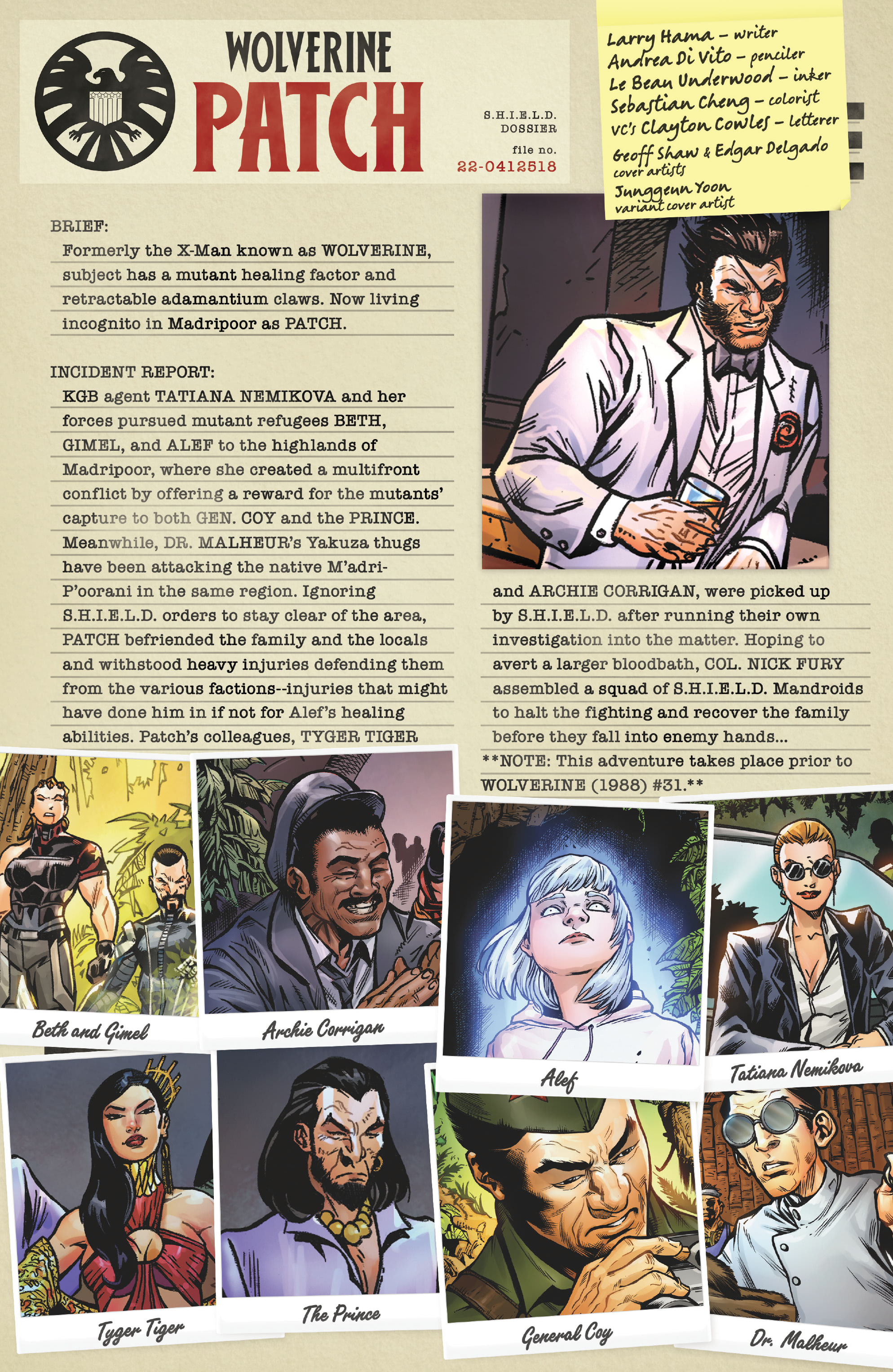 Read online Wolverine: Patch comic -  Issue #4 - 2