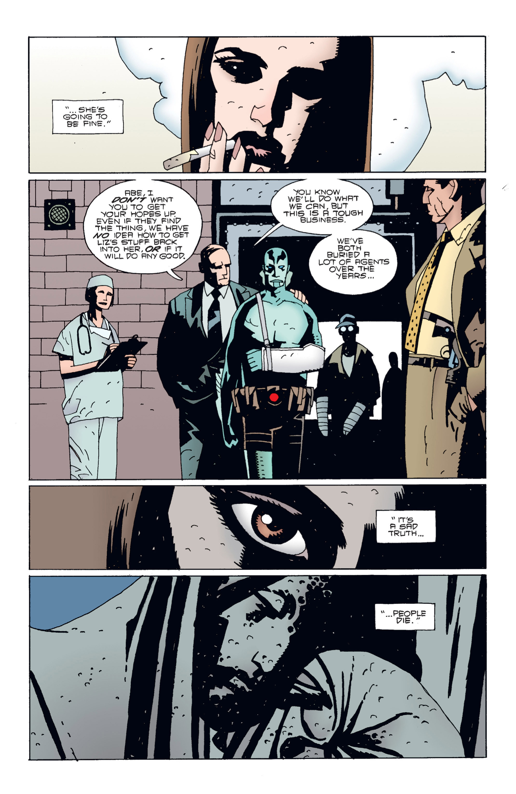 Read online Hellboy comic -  Issue #3 - 128