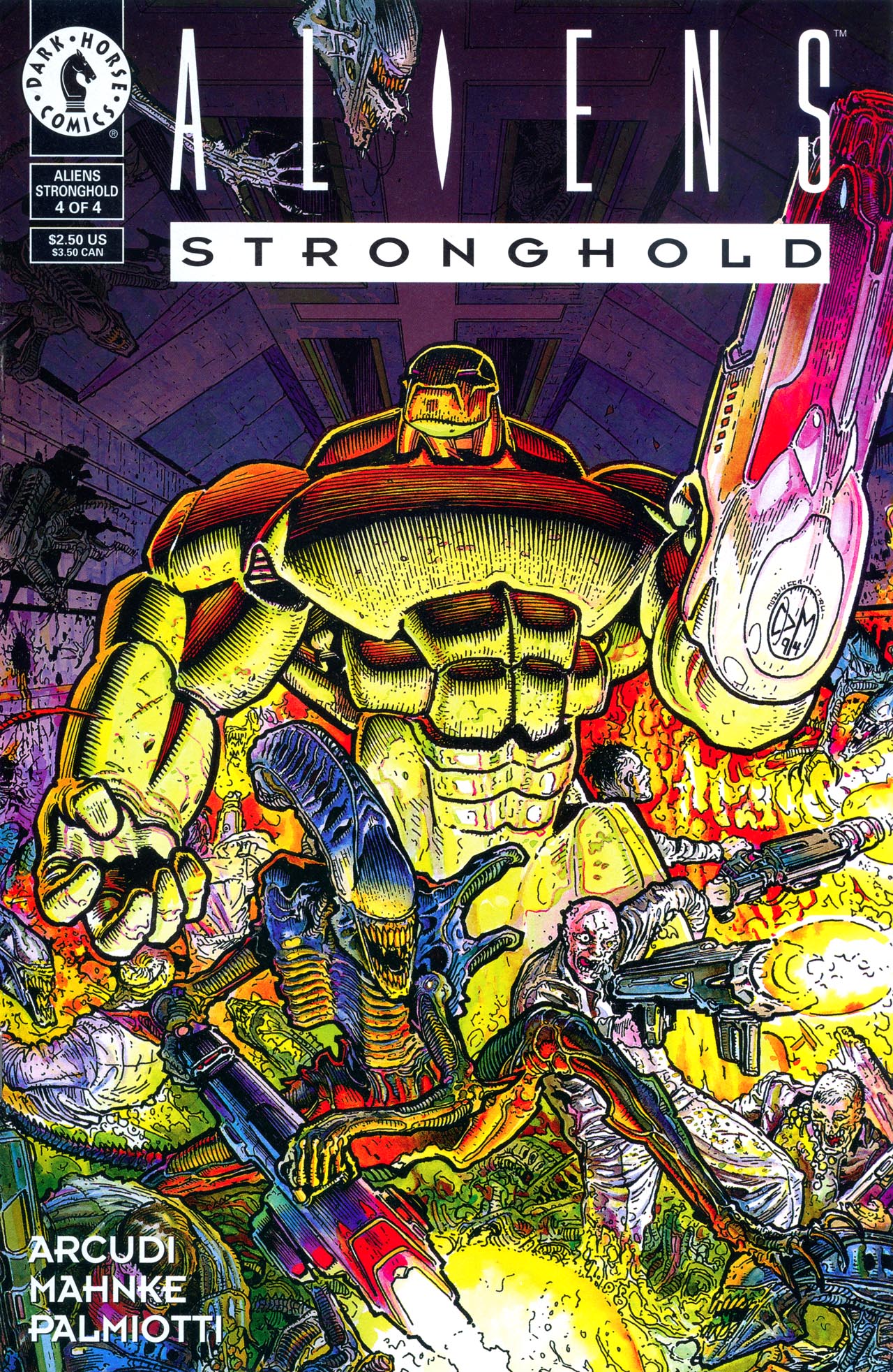 Read online Aliens: Stronghold comic -  Issue #4 - 1