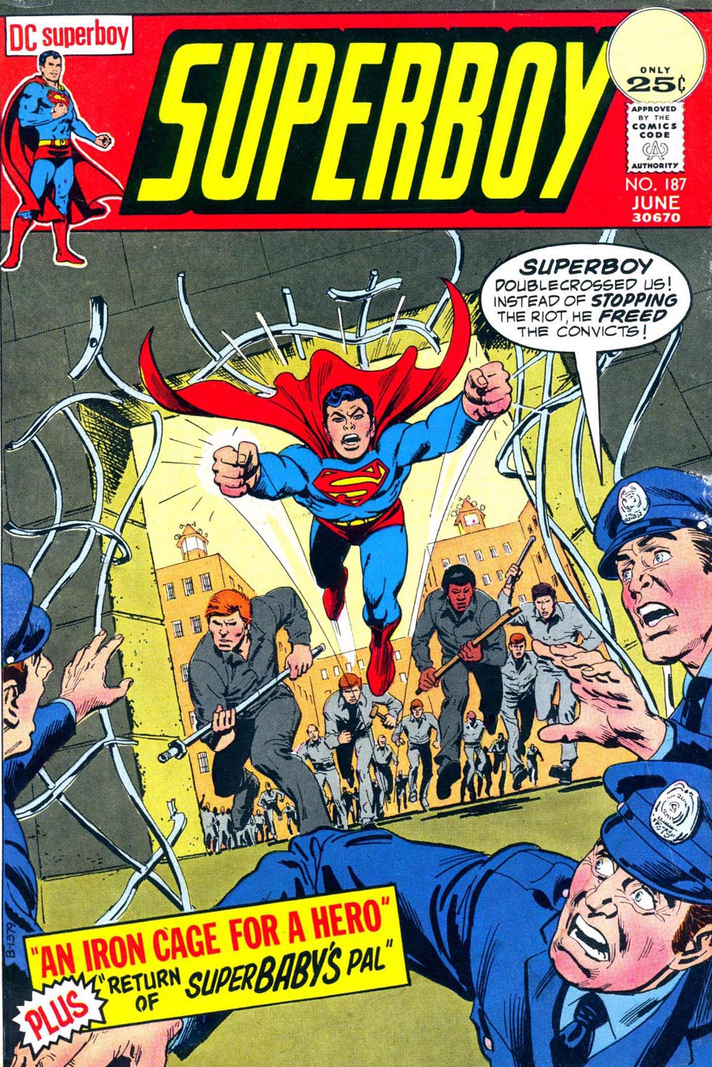 Read online Superboy (1949) comic -  Issue #187 - 1