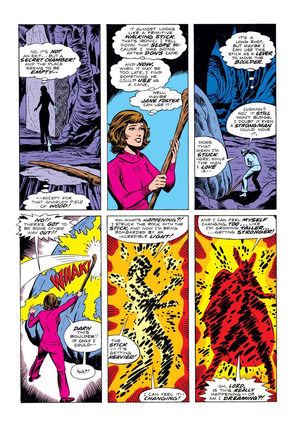What If? (1977) issue 10 - Jane Foster had found the hammer of Thor - Page 8