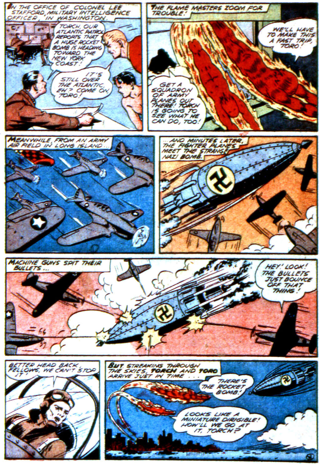 Read online The Human Torch (1940) comic -  Issue #12 - 4