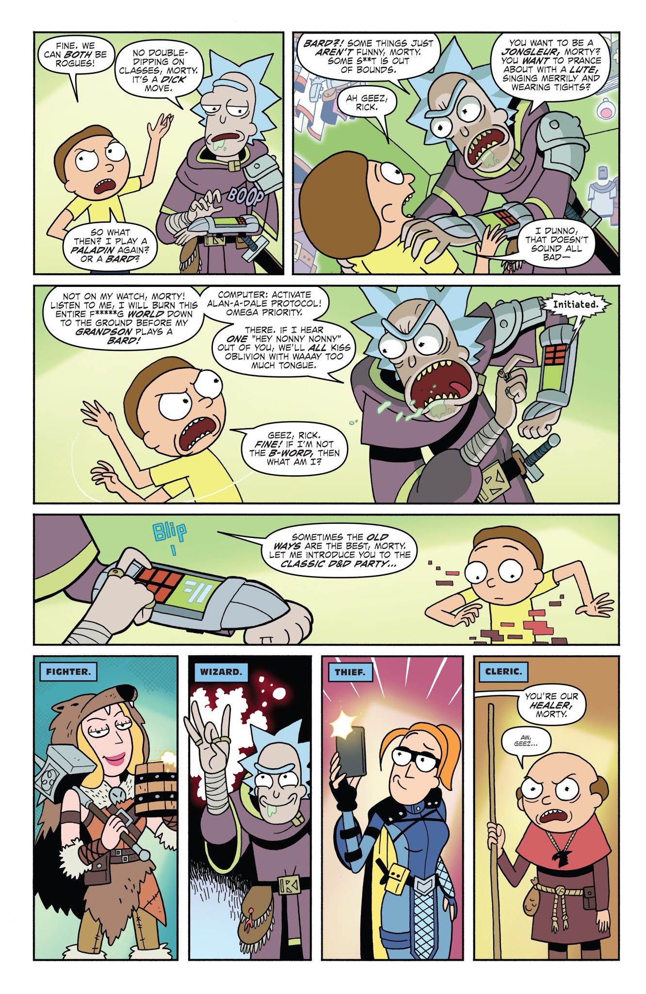 Read online Rick and Morty vs Dungeons & Dragons comic -  Issue #2 - 12