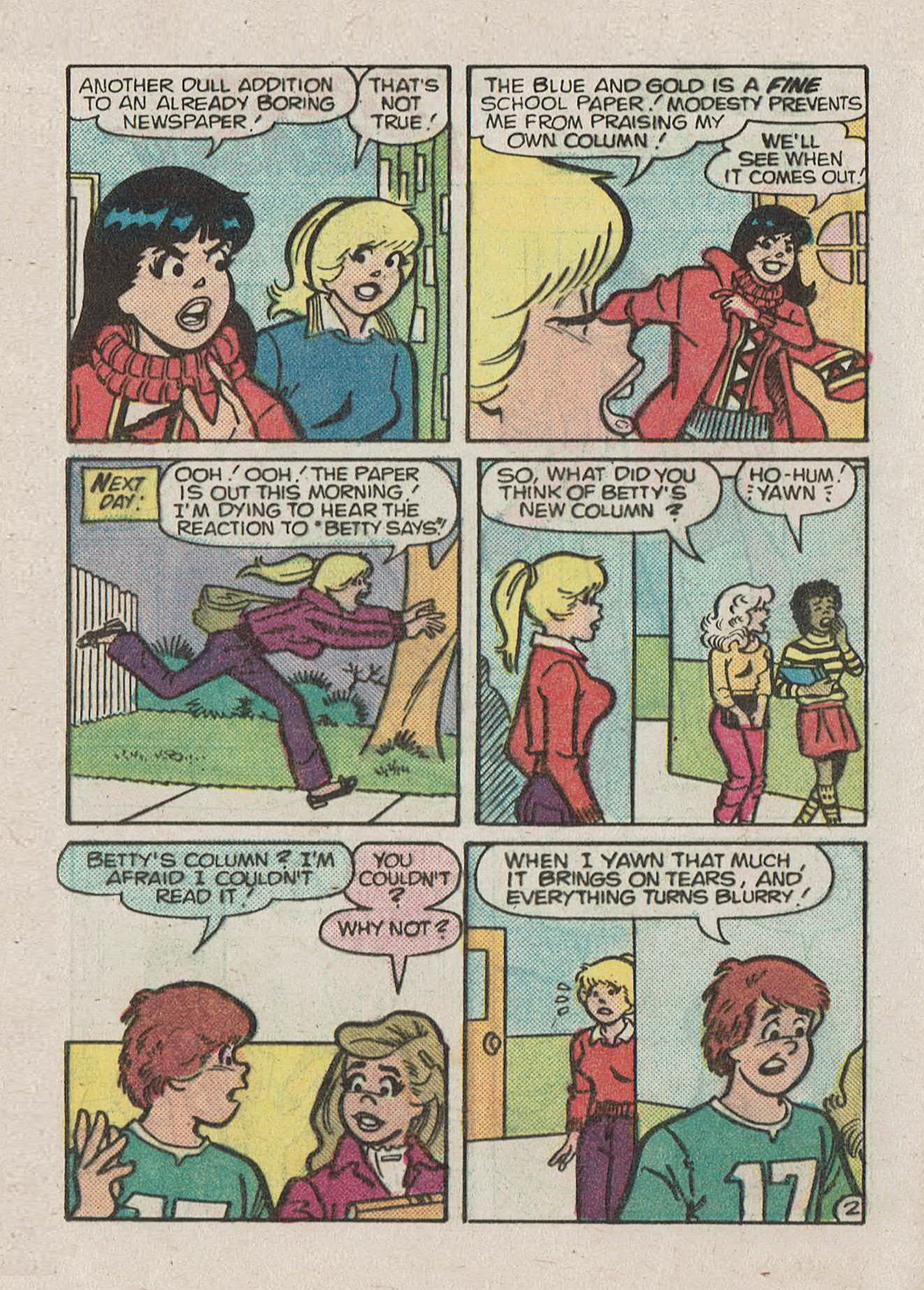 Read online Betty and Veronica Digest Magazine comic -  Issue #34 - 99