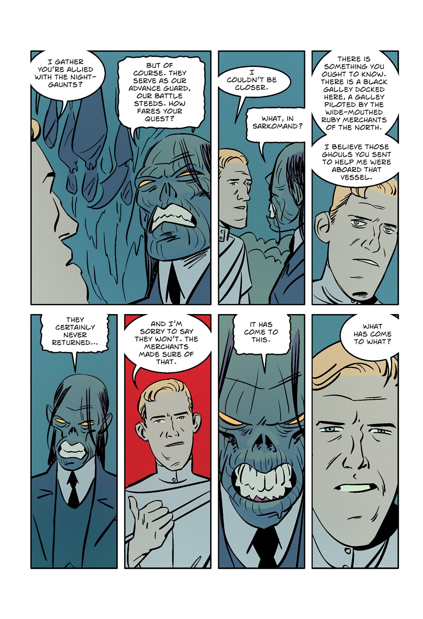 Read online The Dream-Quest of Unknown Kadath comic -  Issue # TPB - 119