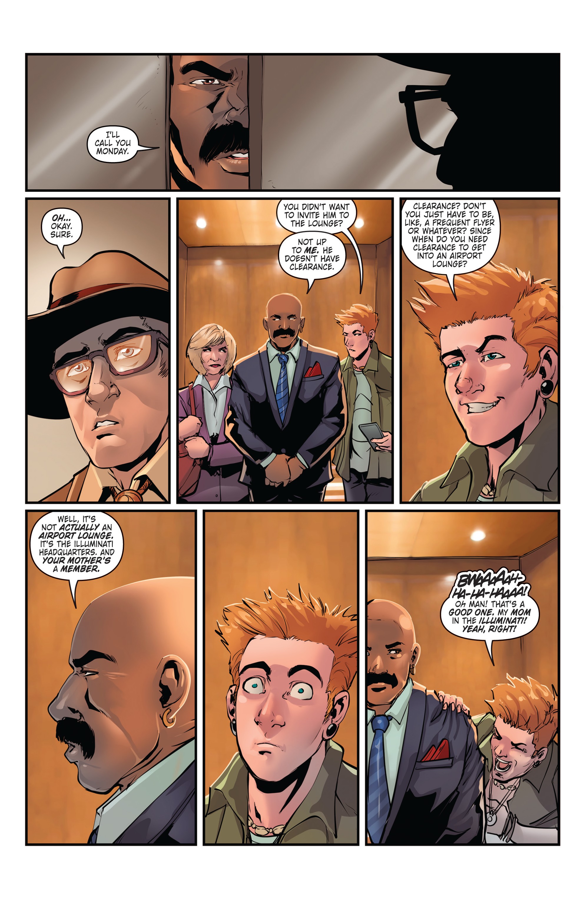 Read online Conspiracy comic -  Issue #3 - 8