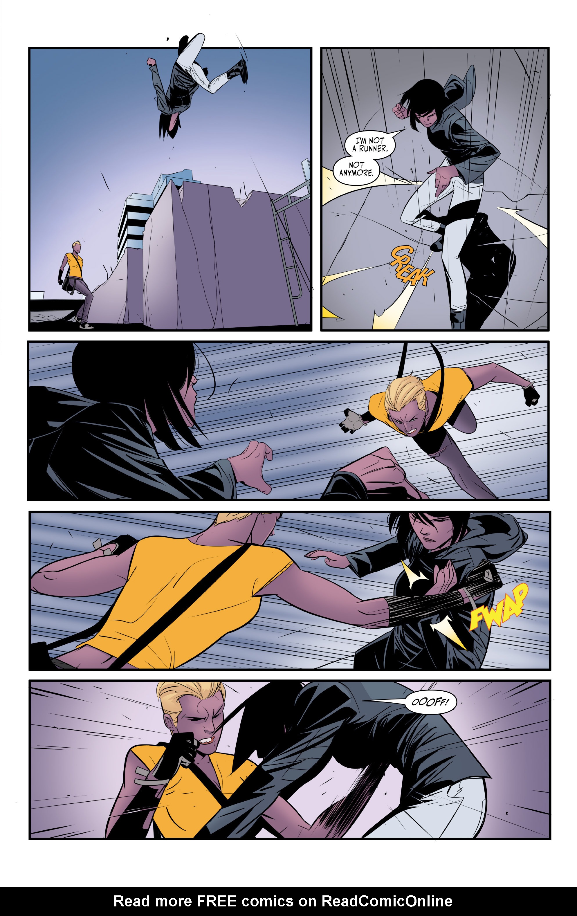 Read online Mirror's Edge: Exordium comic -  Issue #6 - 9