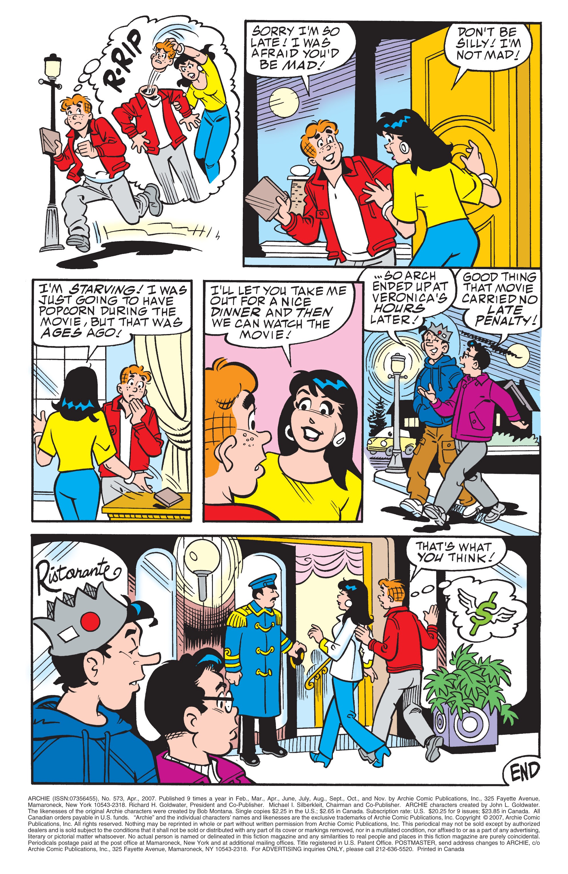 Read online Archie (1960) comic -  Issue #573 - 23