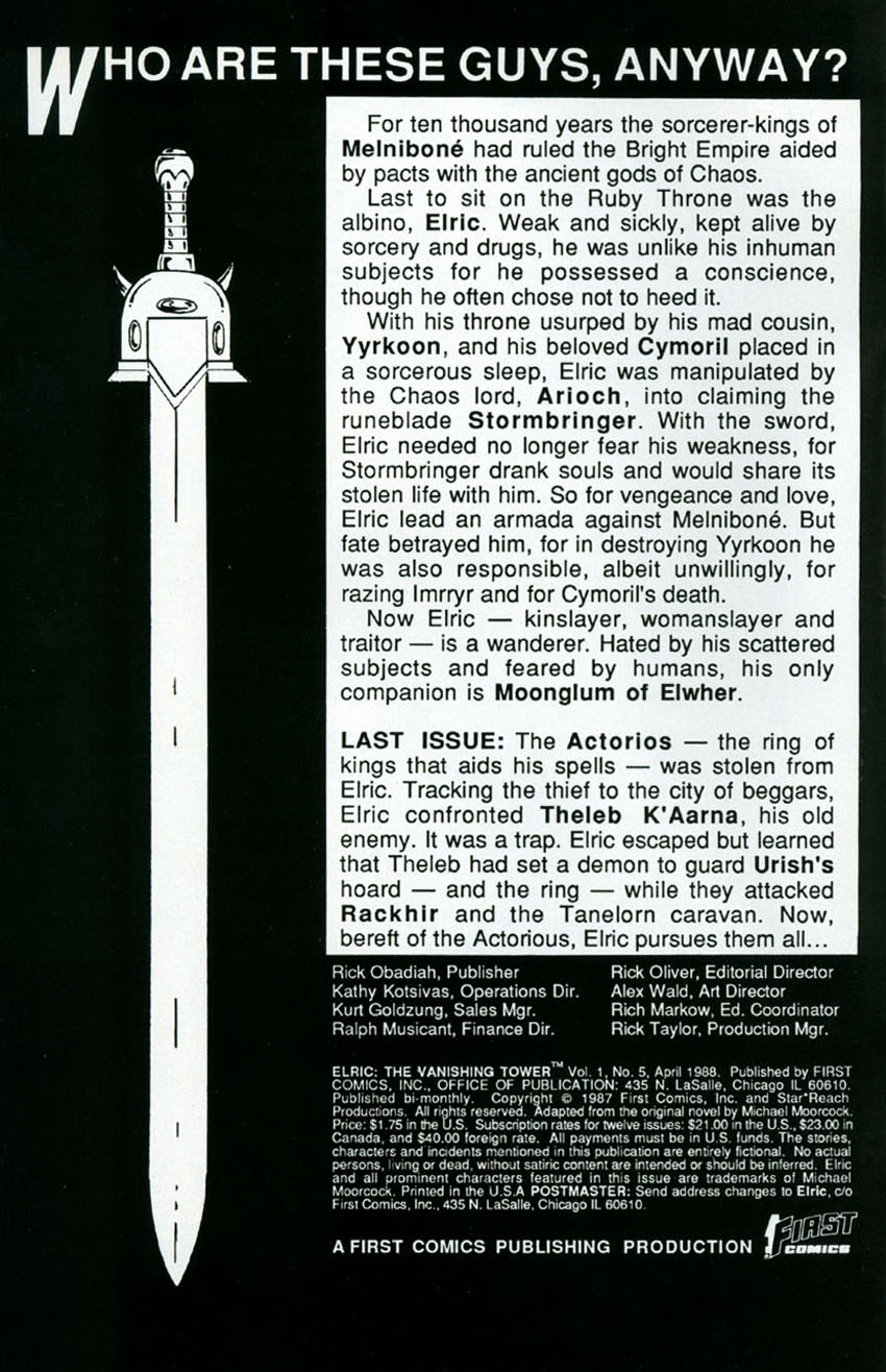 Read online Elric: The Vanishing Tower comic -  Issue #5 - 2